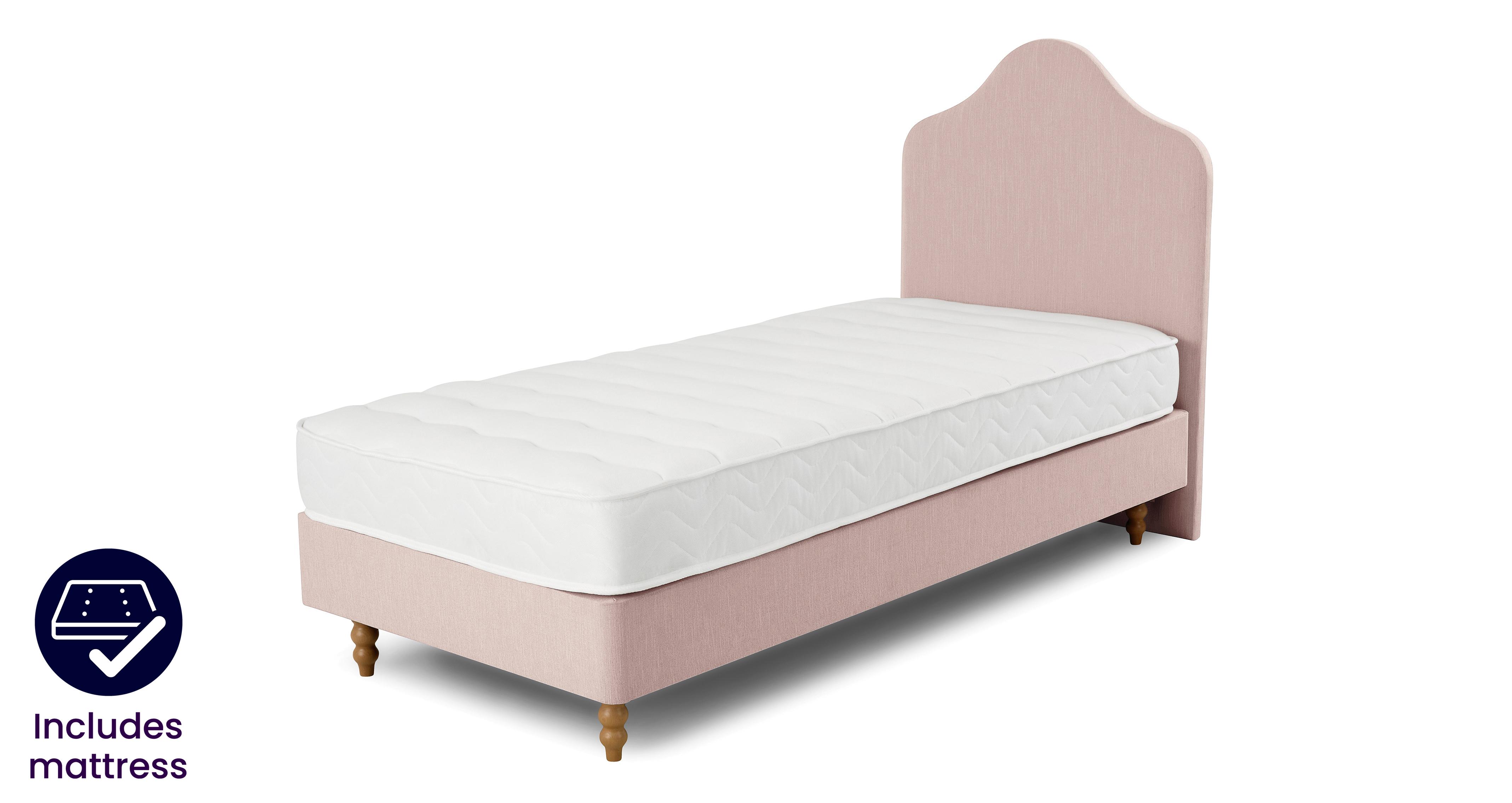 No Drawer Single Bedframe and Boyd Mattress