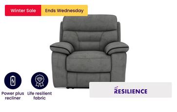 Fabric Power Plus Recliner Chair