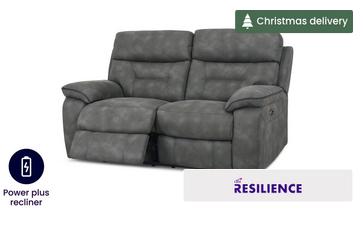 Fabric 2 Seater Power Plus Recliner Sofa
