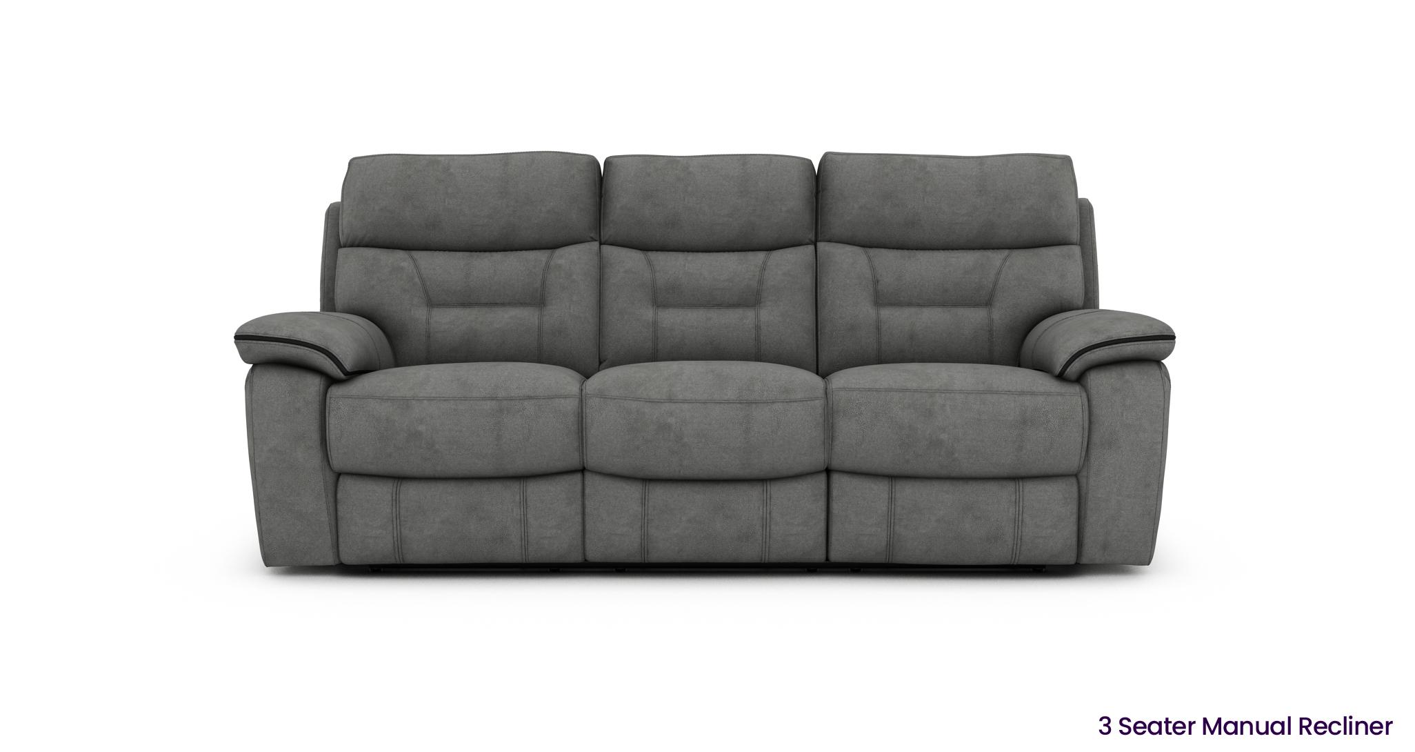 Dfs grey recliner sofa sale