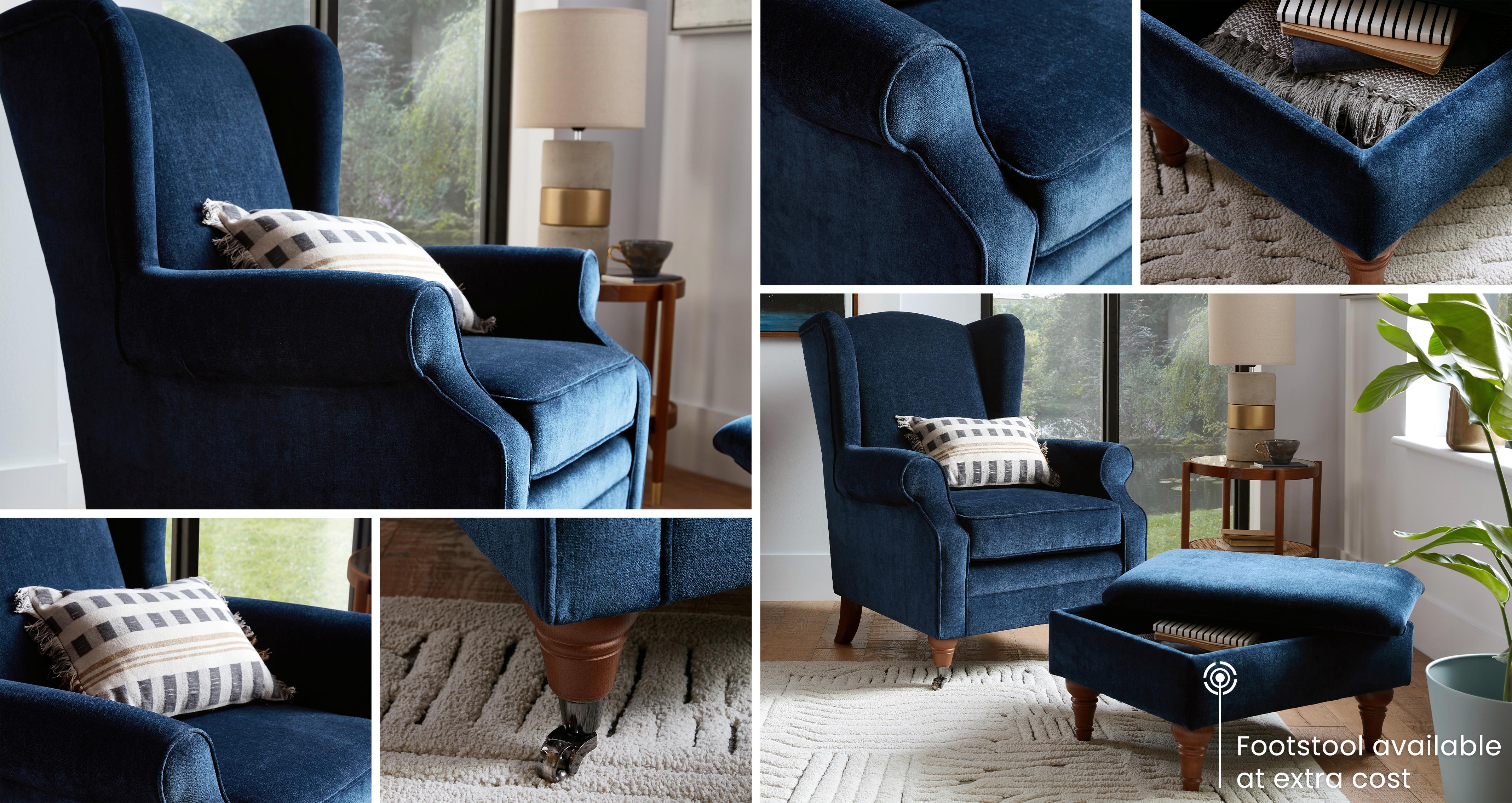 Foxcote Wing Chair With Castor DFS