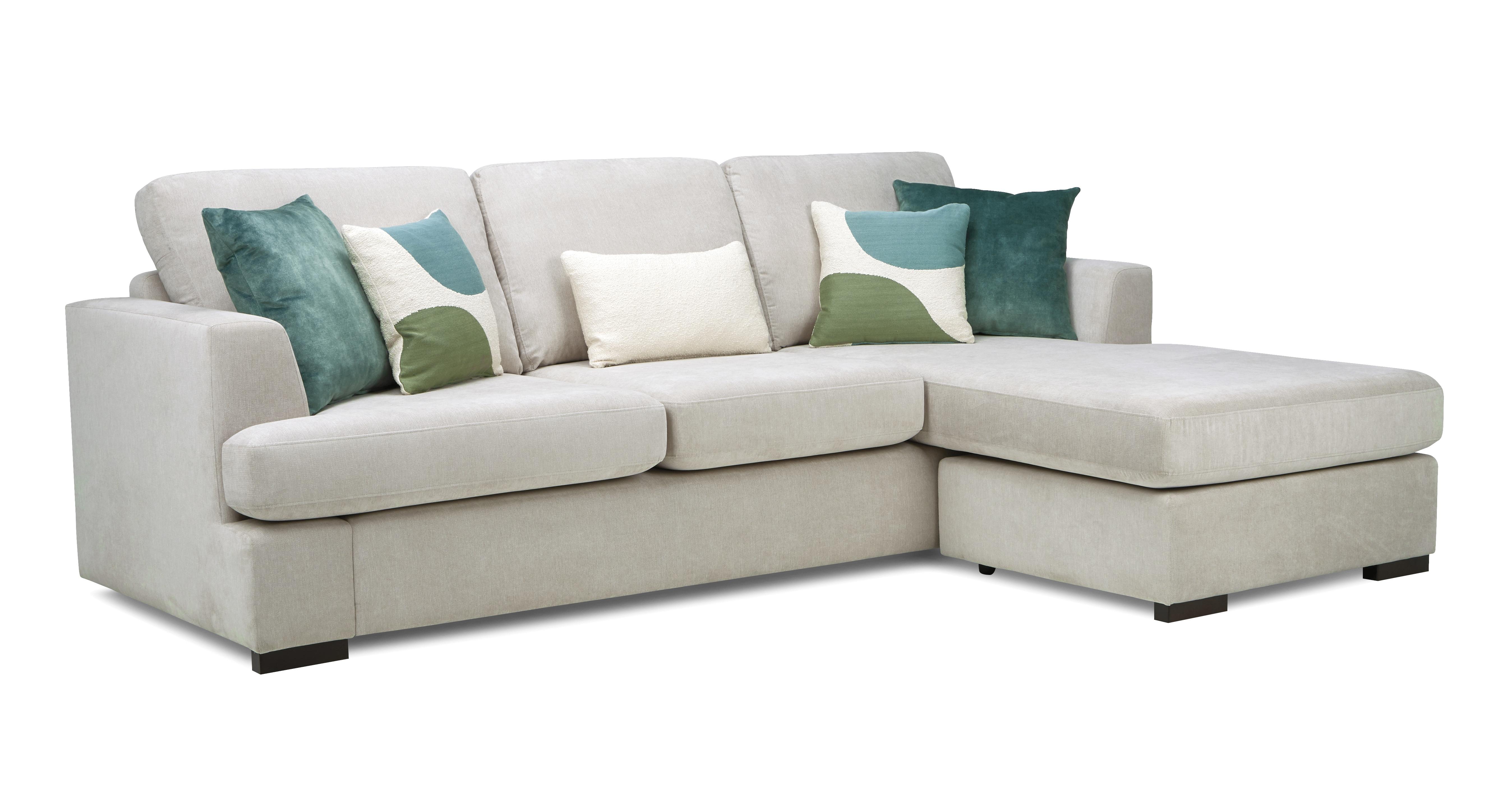 Dfs silver deals corner sofa