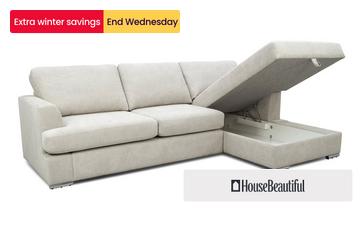 Right Hand Facing 4 Seater Storage Chaise
