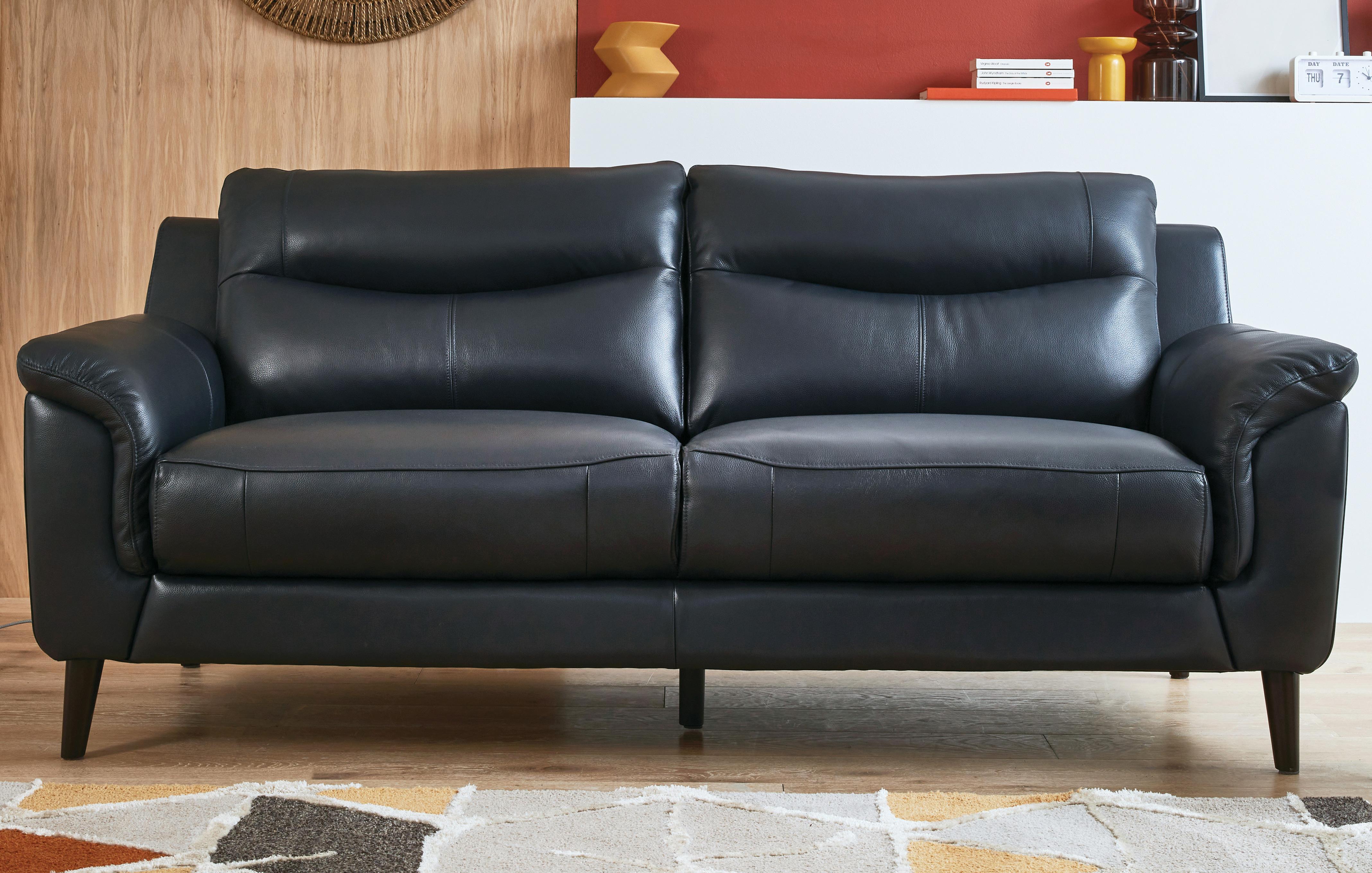Valdez grey leather sofa dfs  Best leather sofa, Sofa deals, Sofa