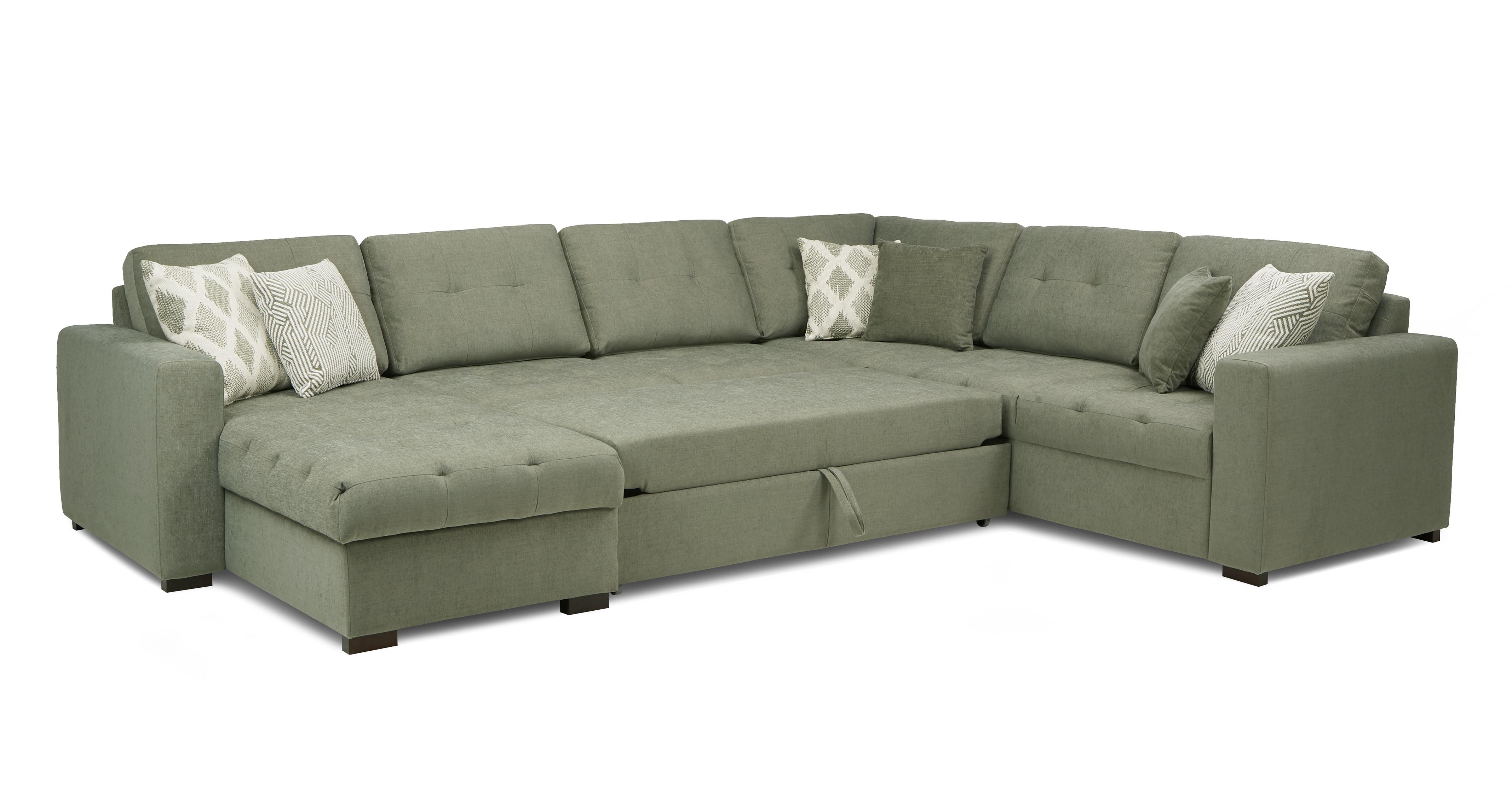 Dfs corner sofa bed with deals storage