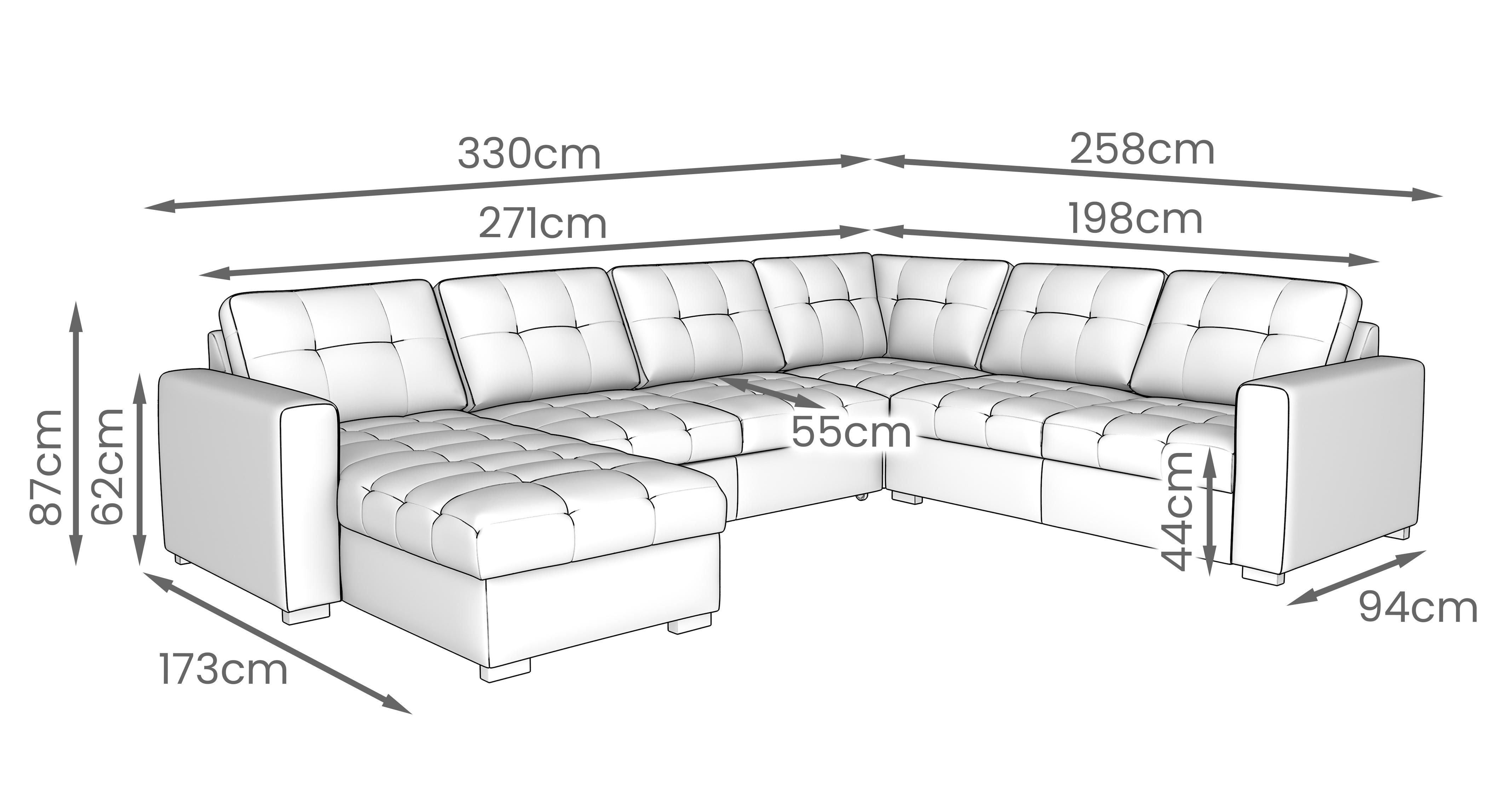 HEAD TRIBUTE 153 × HEAD NX Gather Left Hand Facing Chaise 2 Corner 3 | DFS