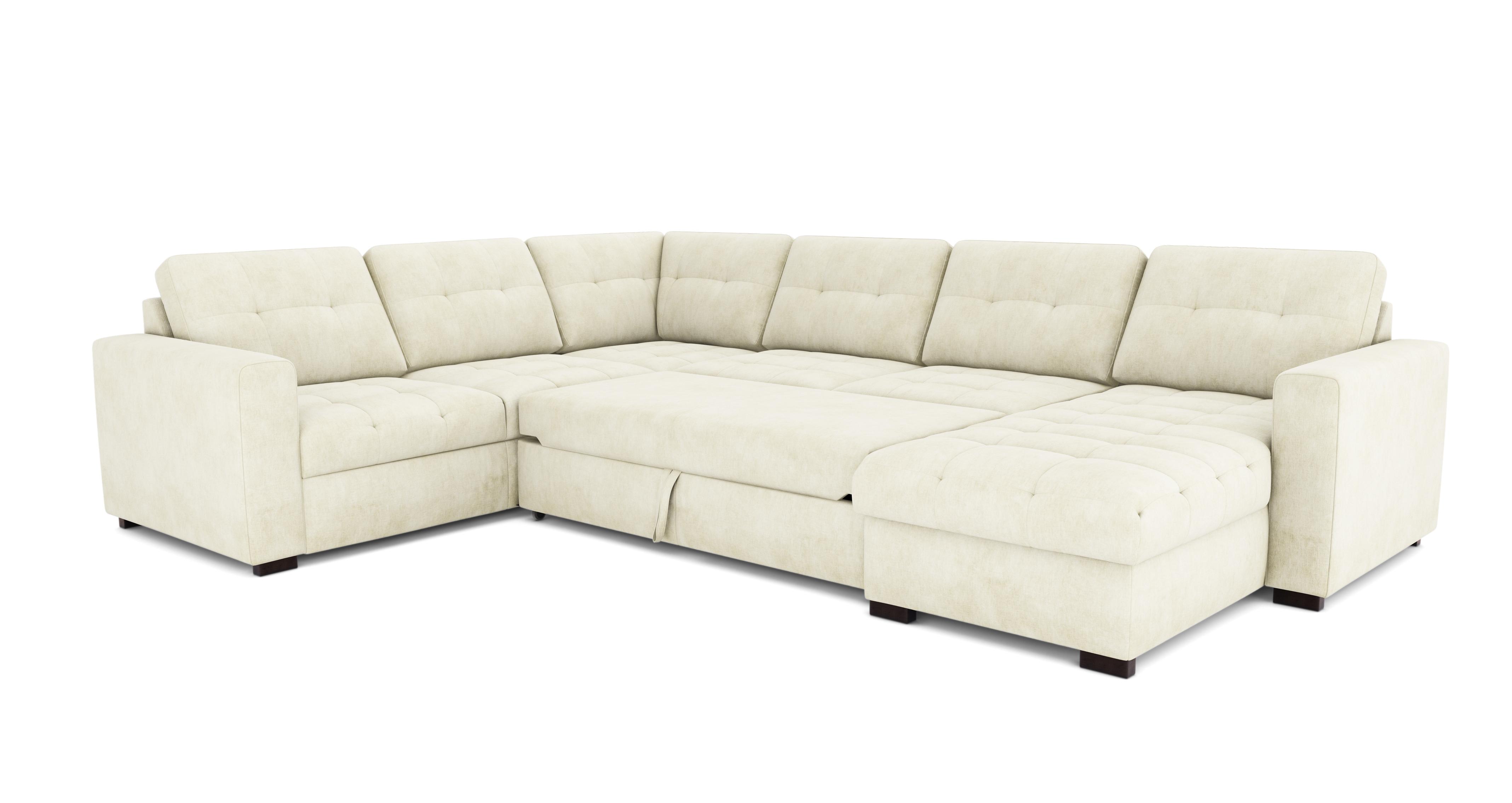 Right Hand Facing Storage Chaise 2 Corner 3 Sofa Bed