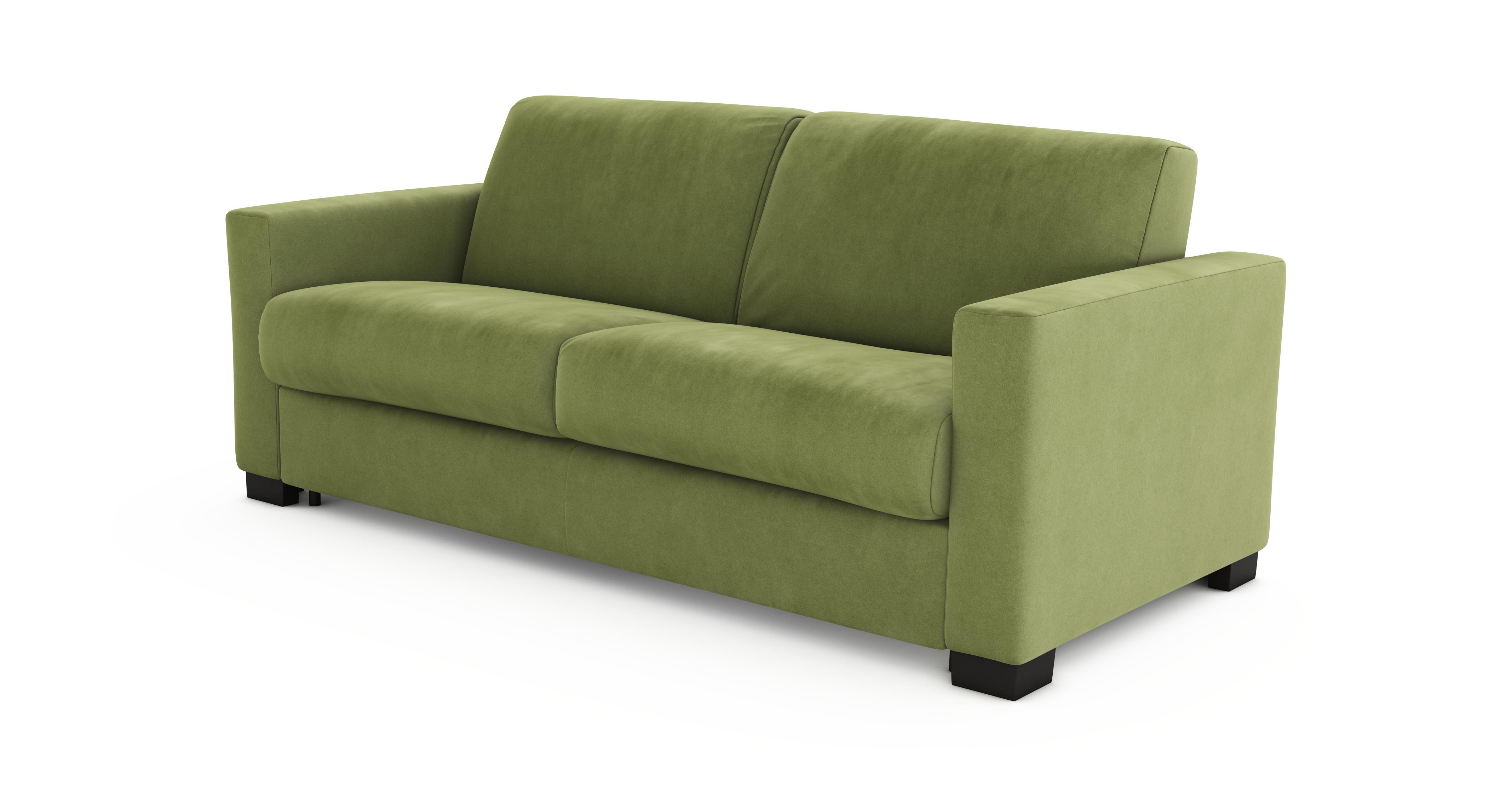 Gianni 3 Seater Sofa Bed in Lusso Velvet Forest