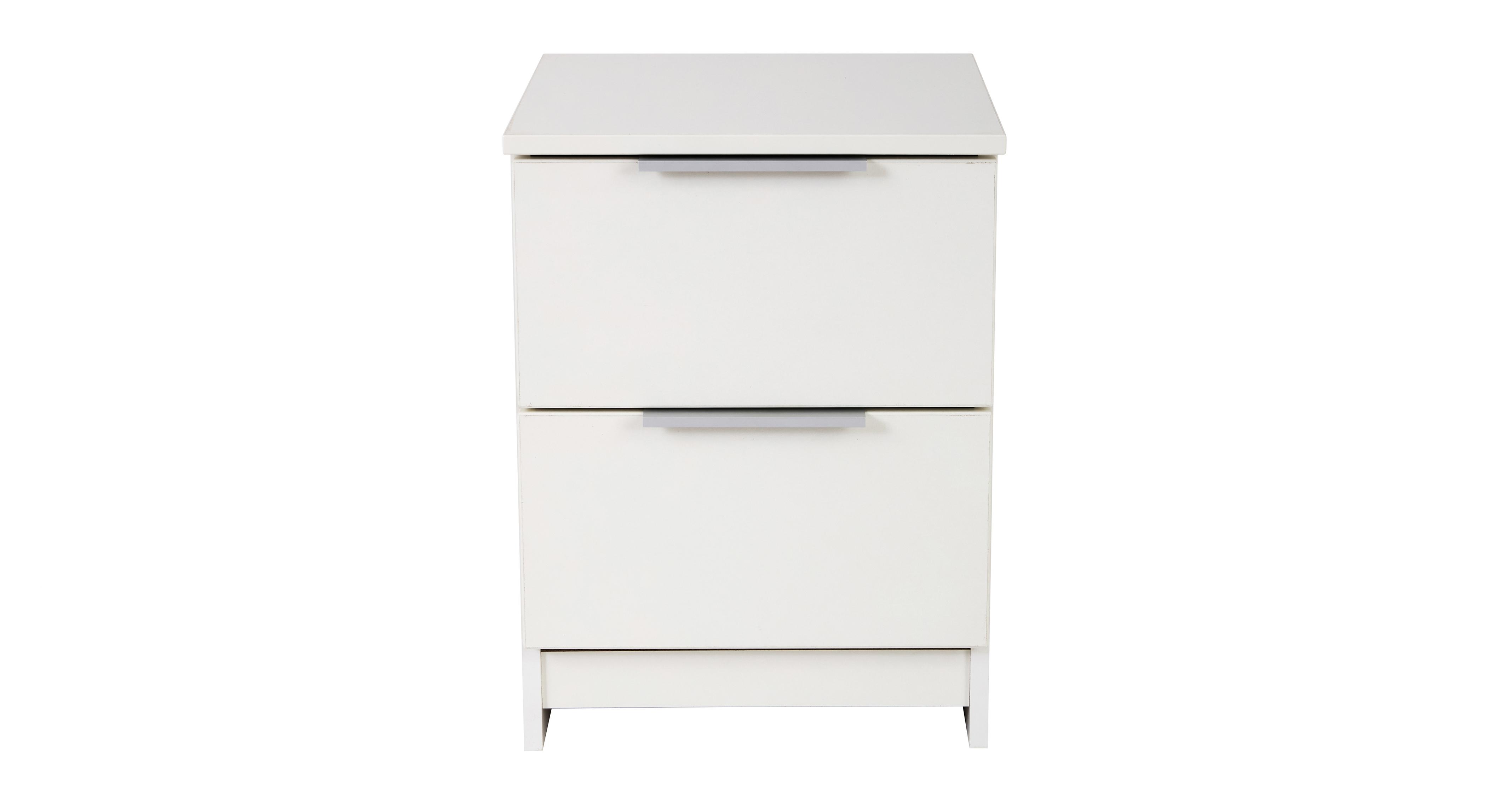 2 Drawer Bedside Cabinet