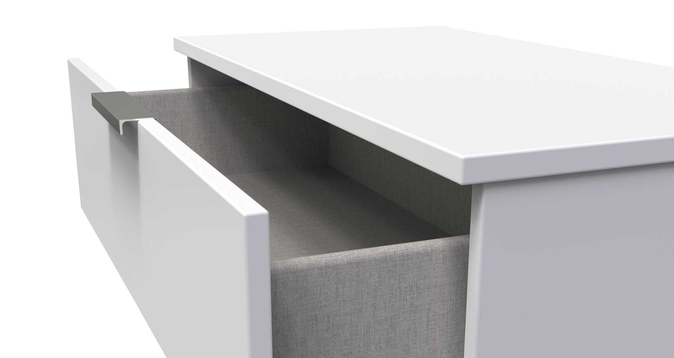 Grasmere 5 Drawer Chest in Grasmere White