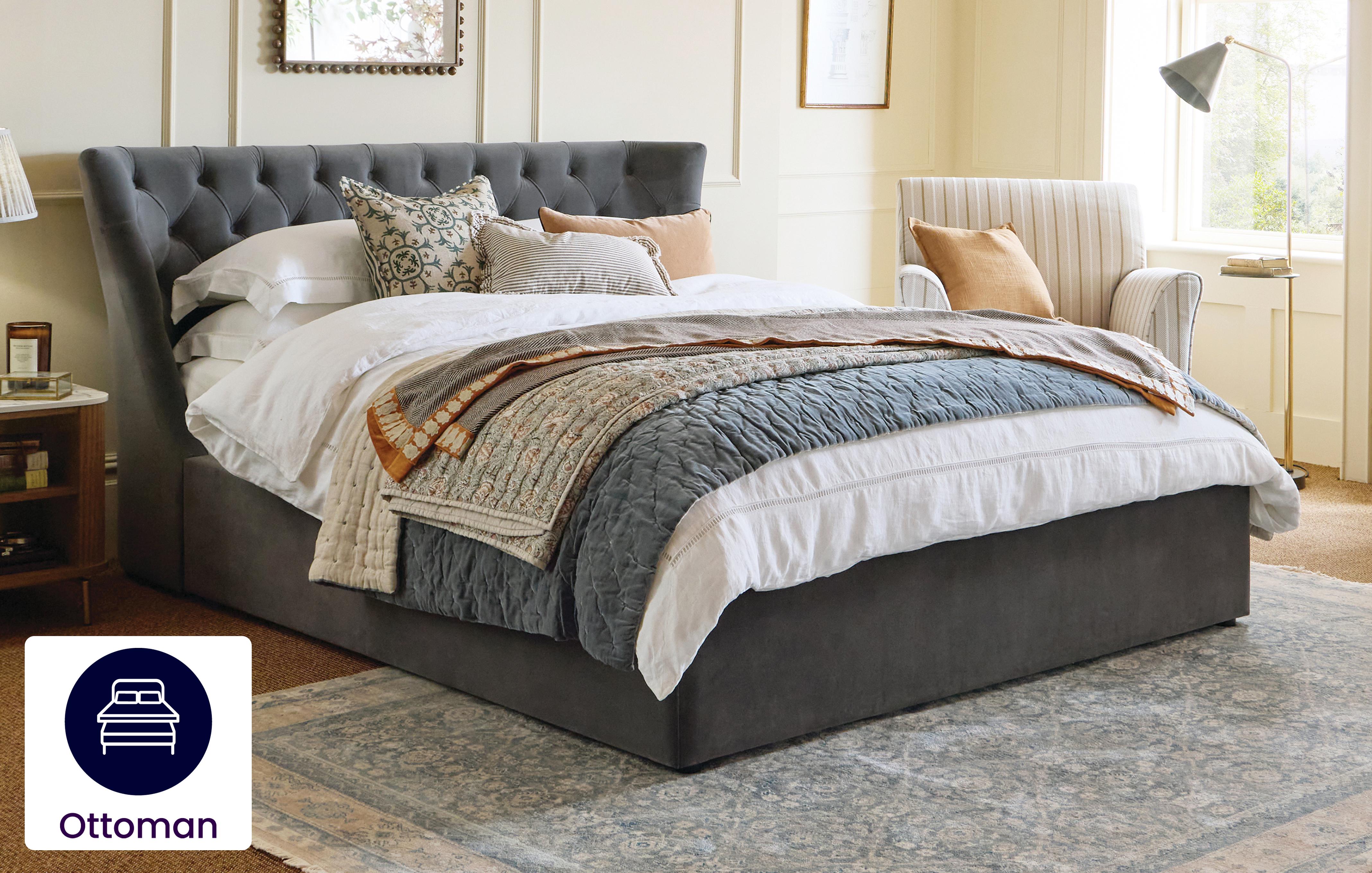 Double Ottoman Bedframe