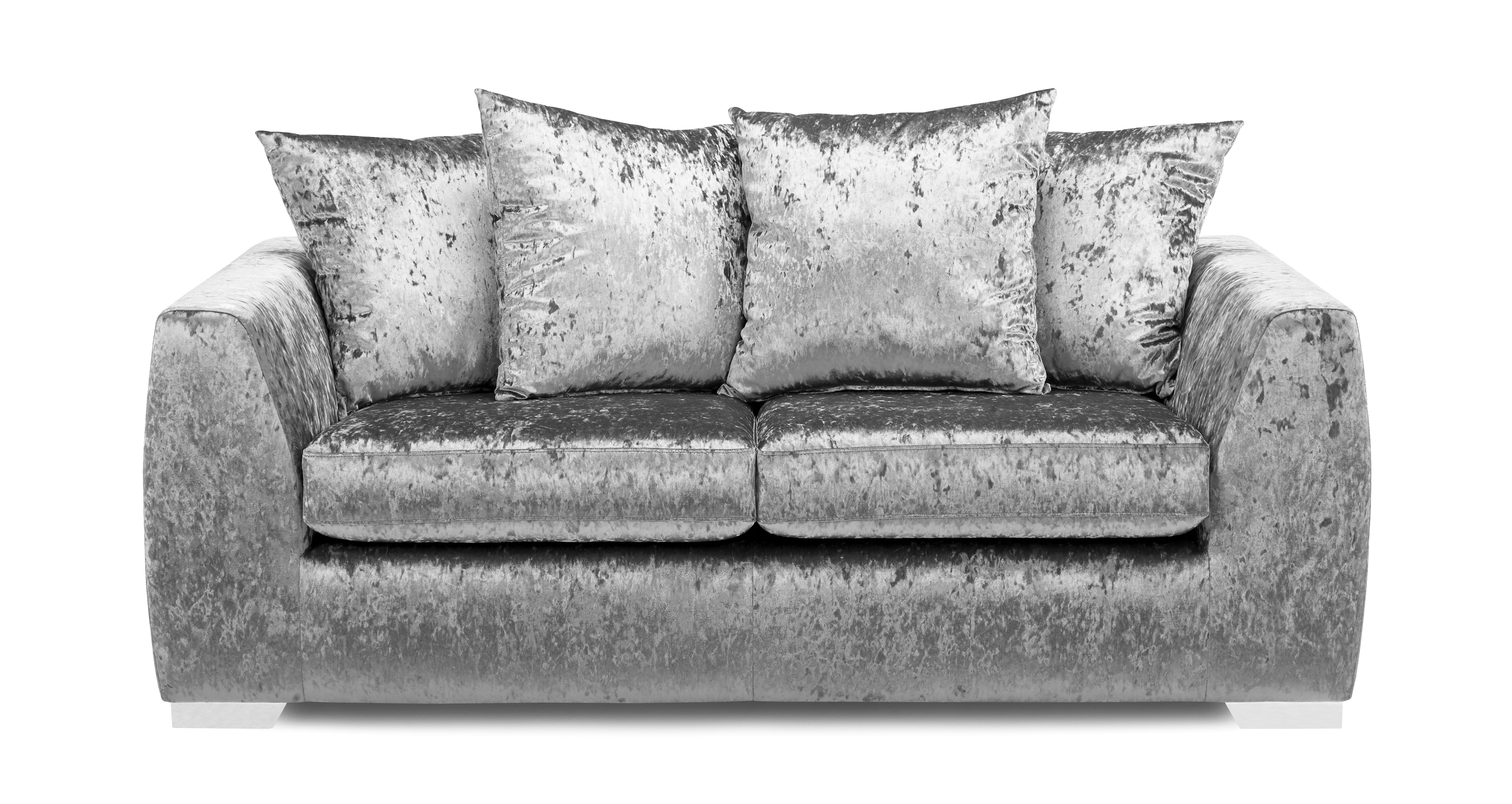 Hali Pillow Back 3 Seater Sofa Abbey Glitz DFS