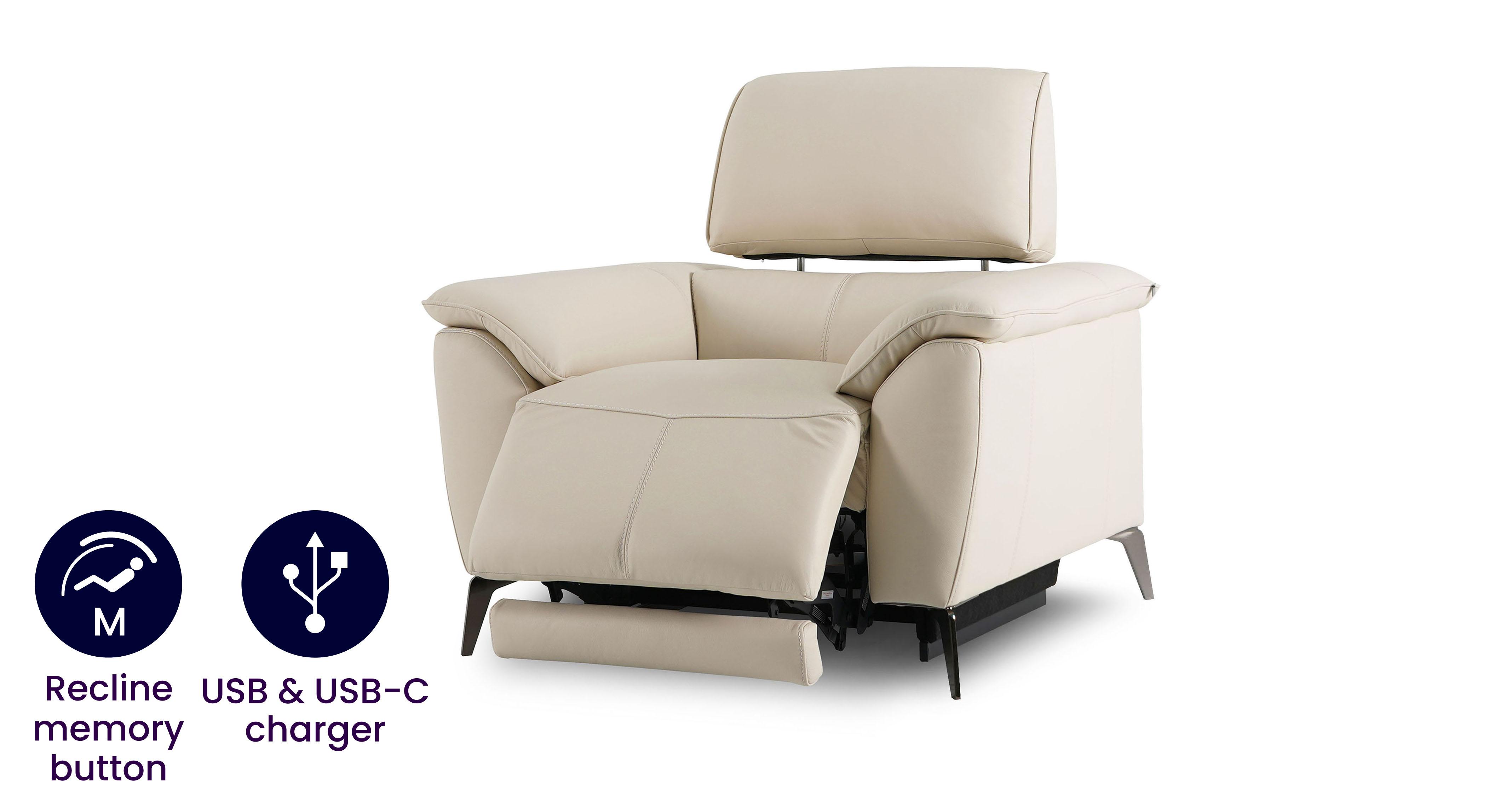 Memory Power and Head Recliner Chair