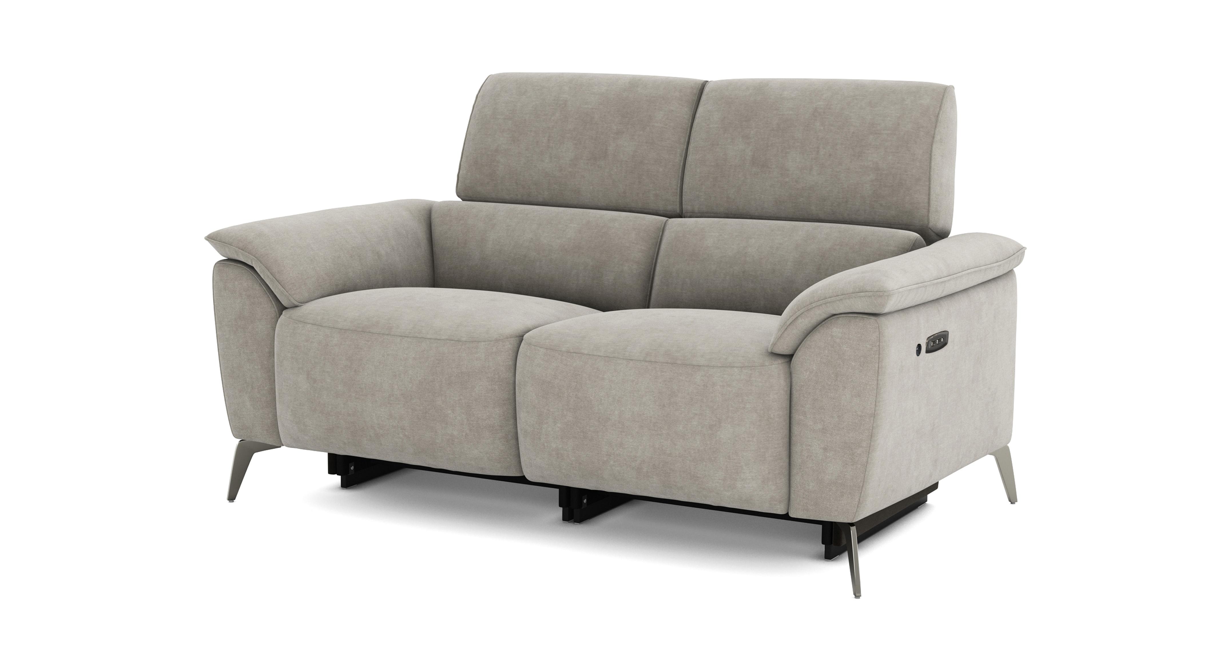 Hamden 2 Seat Heat Power And Head Recliner | DFS