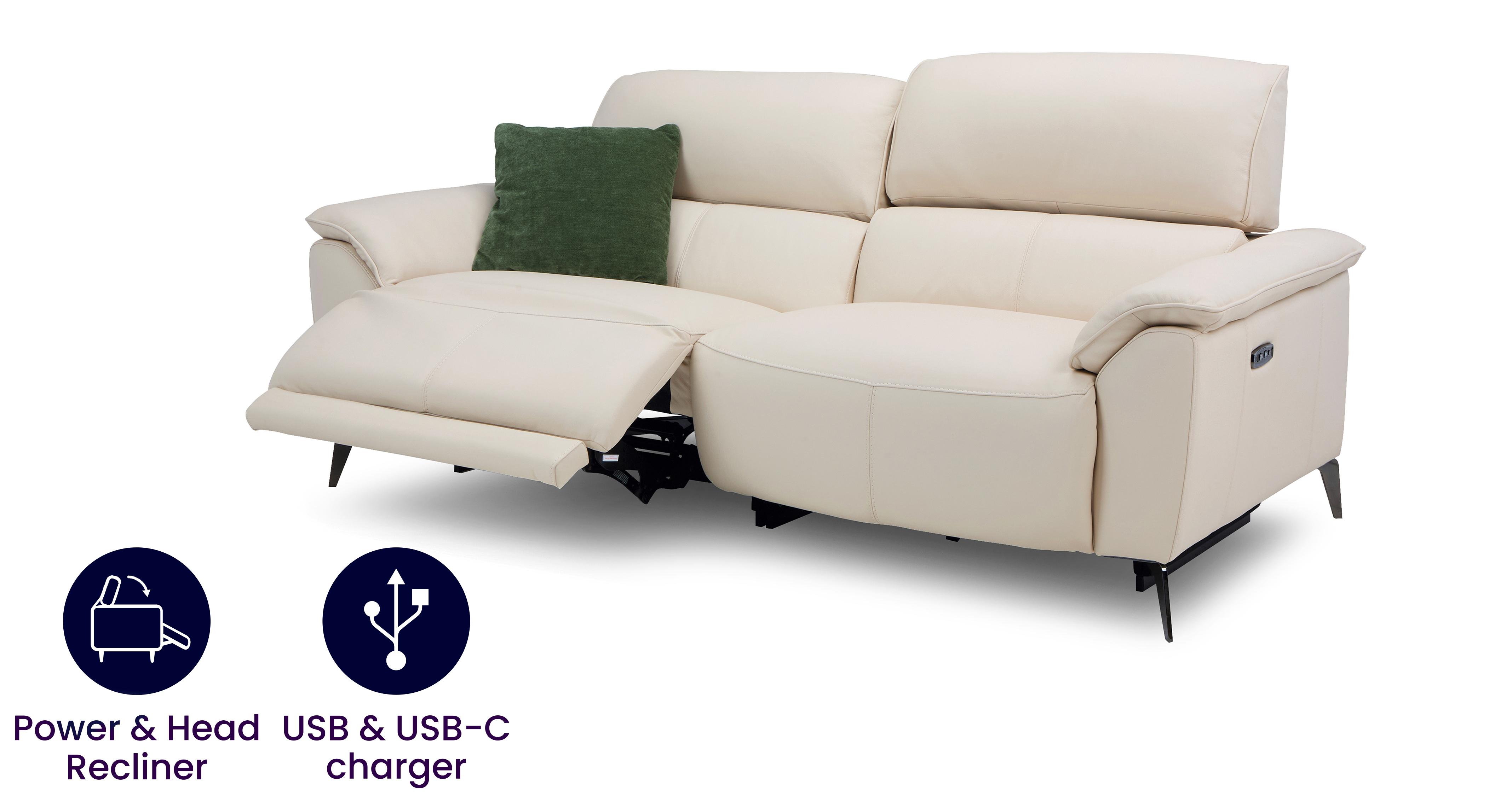 3 Seat Power and Head Recliner