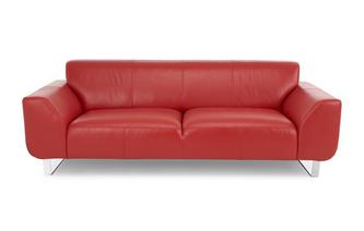 Leather 3 Seater Sofa 