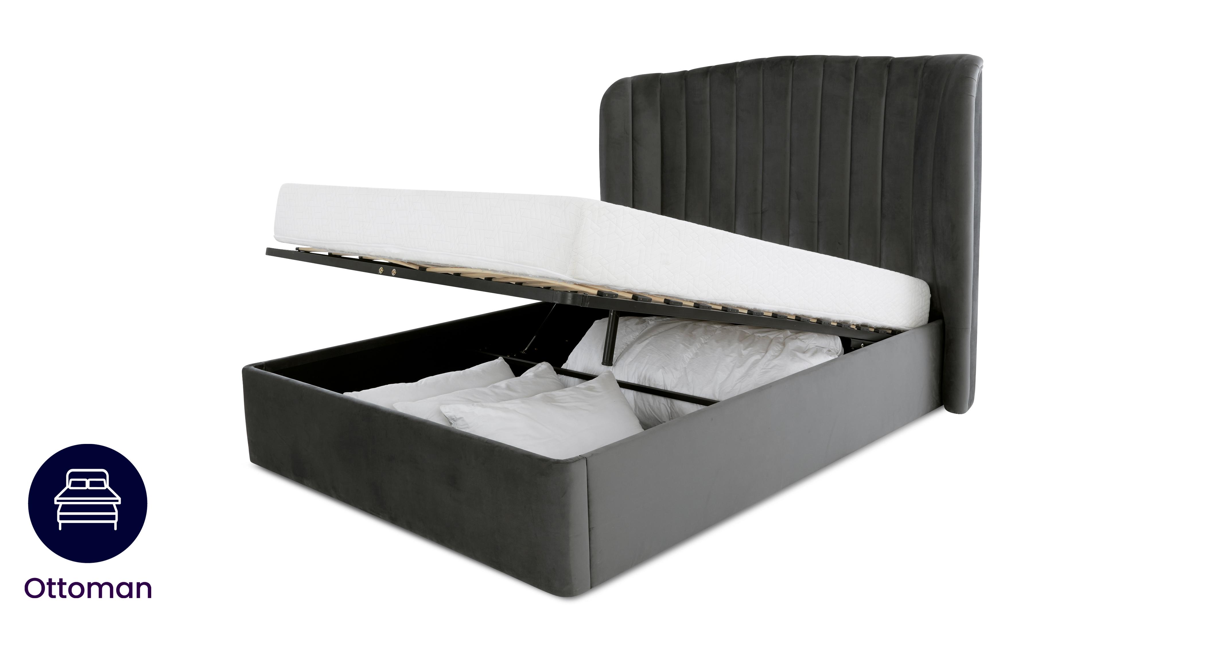 Harmonia Super King Ottoman Bed DFS