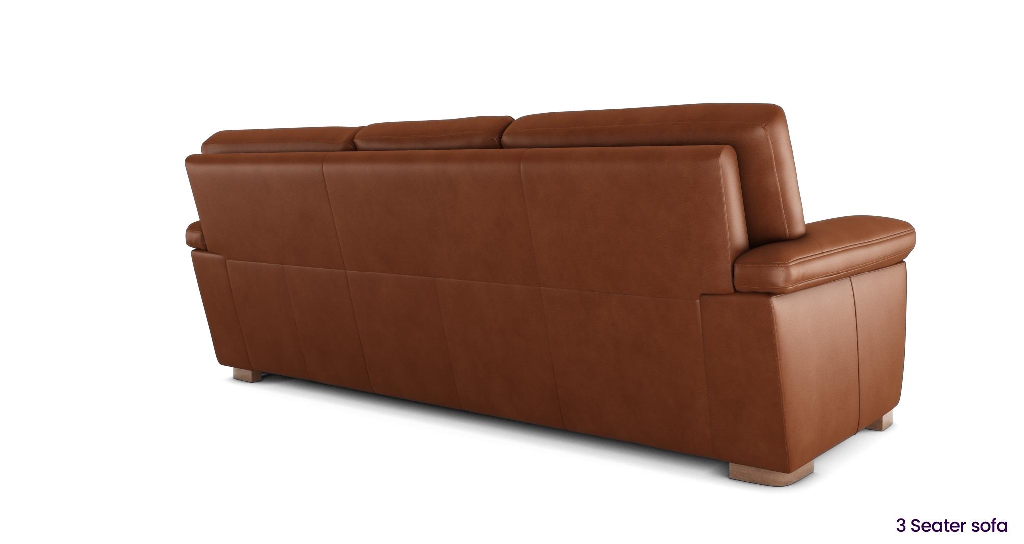 Dfs leather deals sofa set