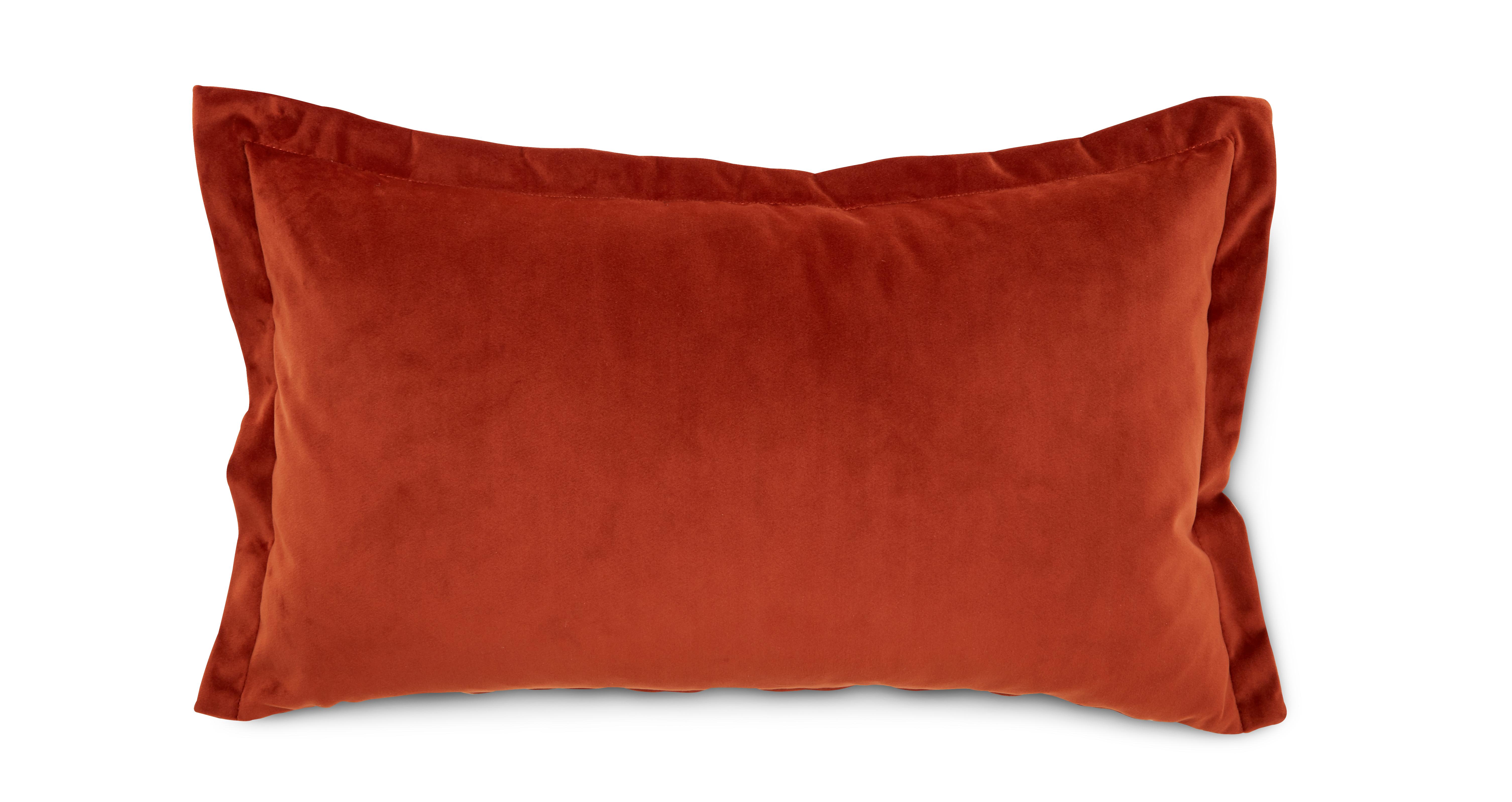 orange bolster cushion