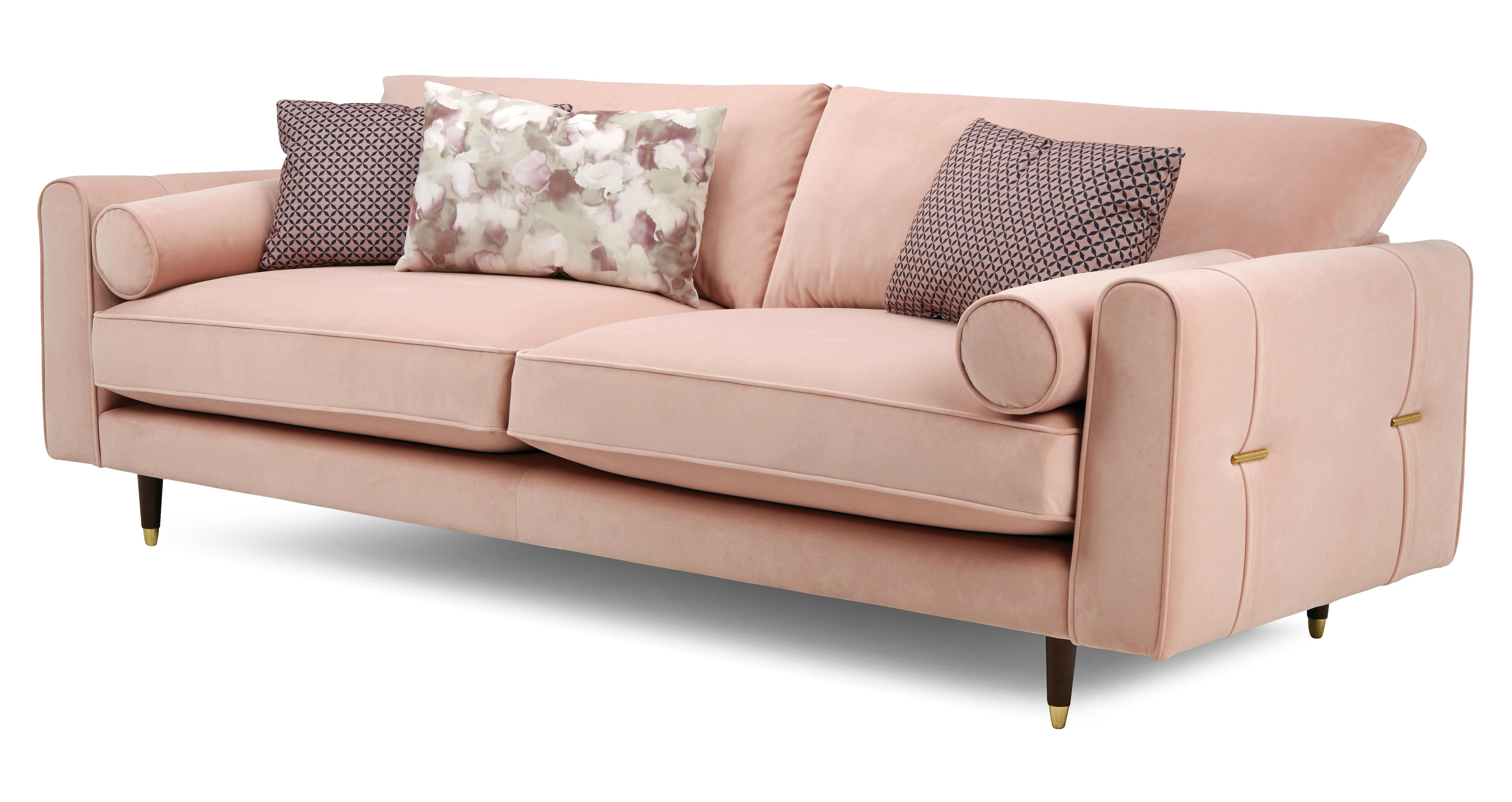 Highgate Velvet Grande Sofa DFS