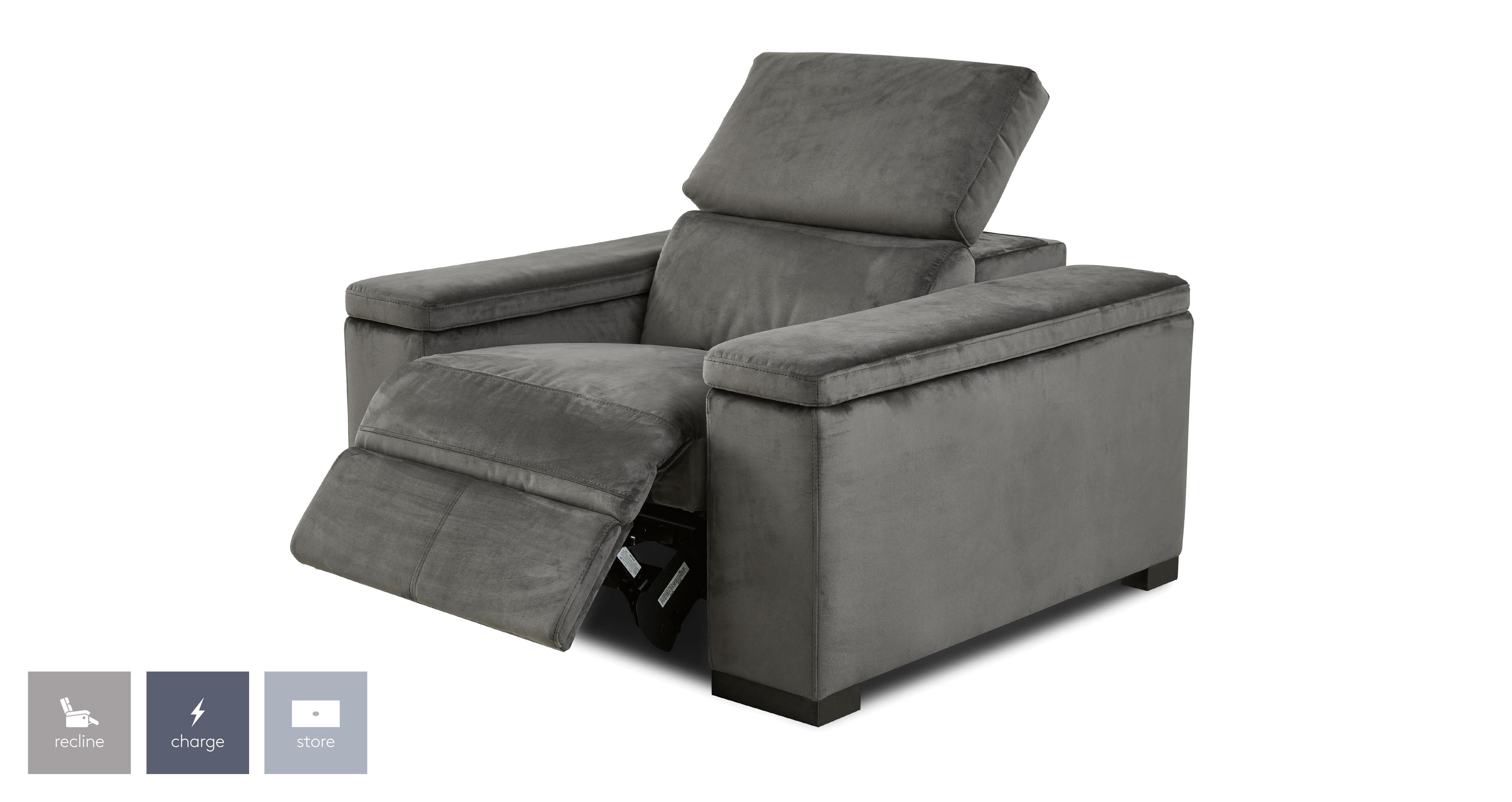 Electric recliner deals chair dfs