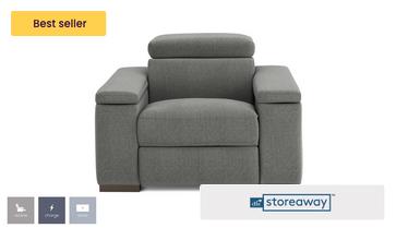 Power Recliner Chair with Manual Headrest