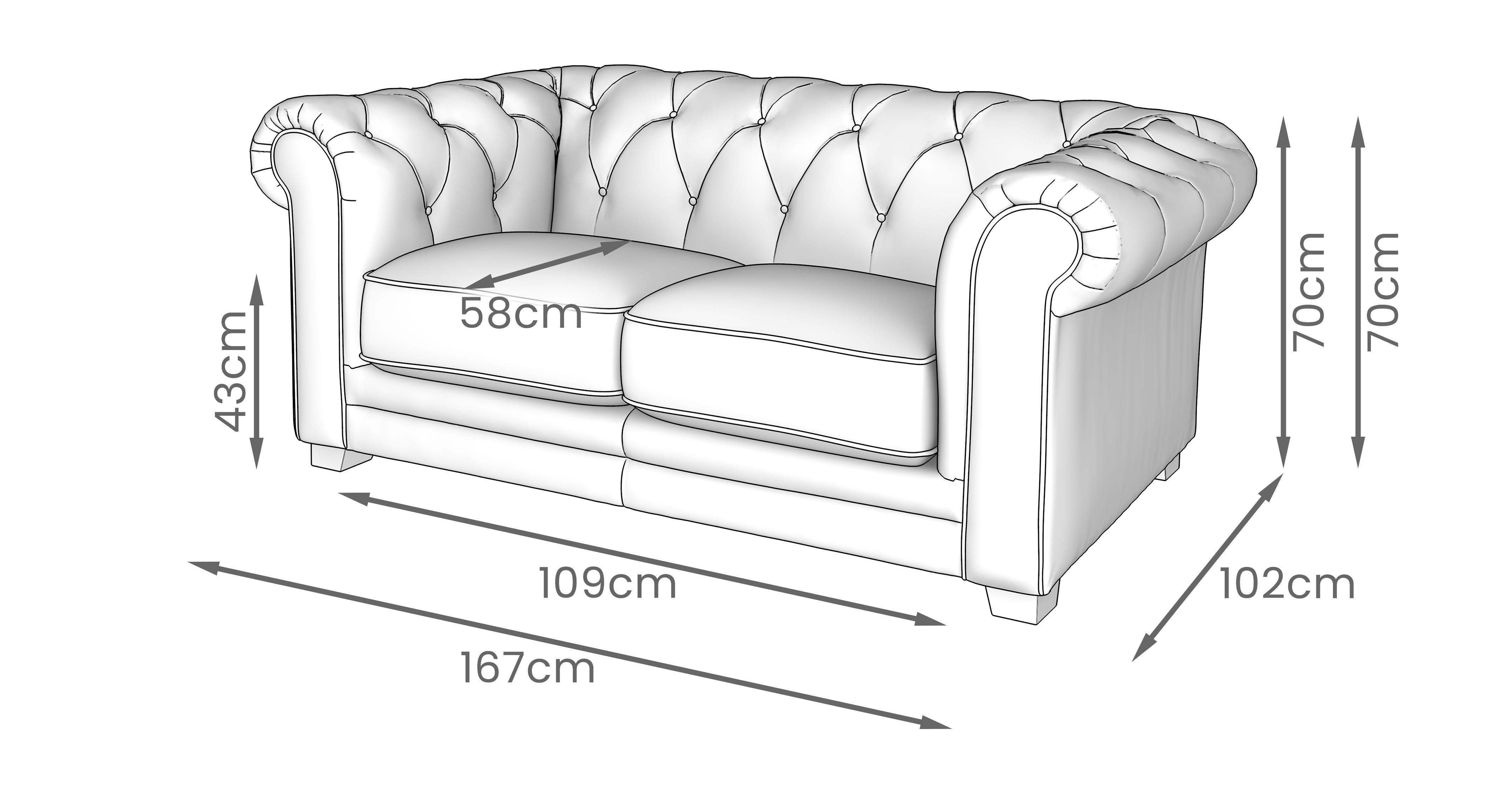 Holbrook-express 2 Seater Sofa in Holbrook Express Fabric Mist
