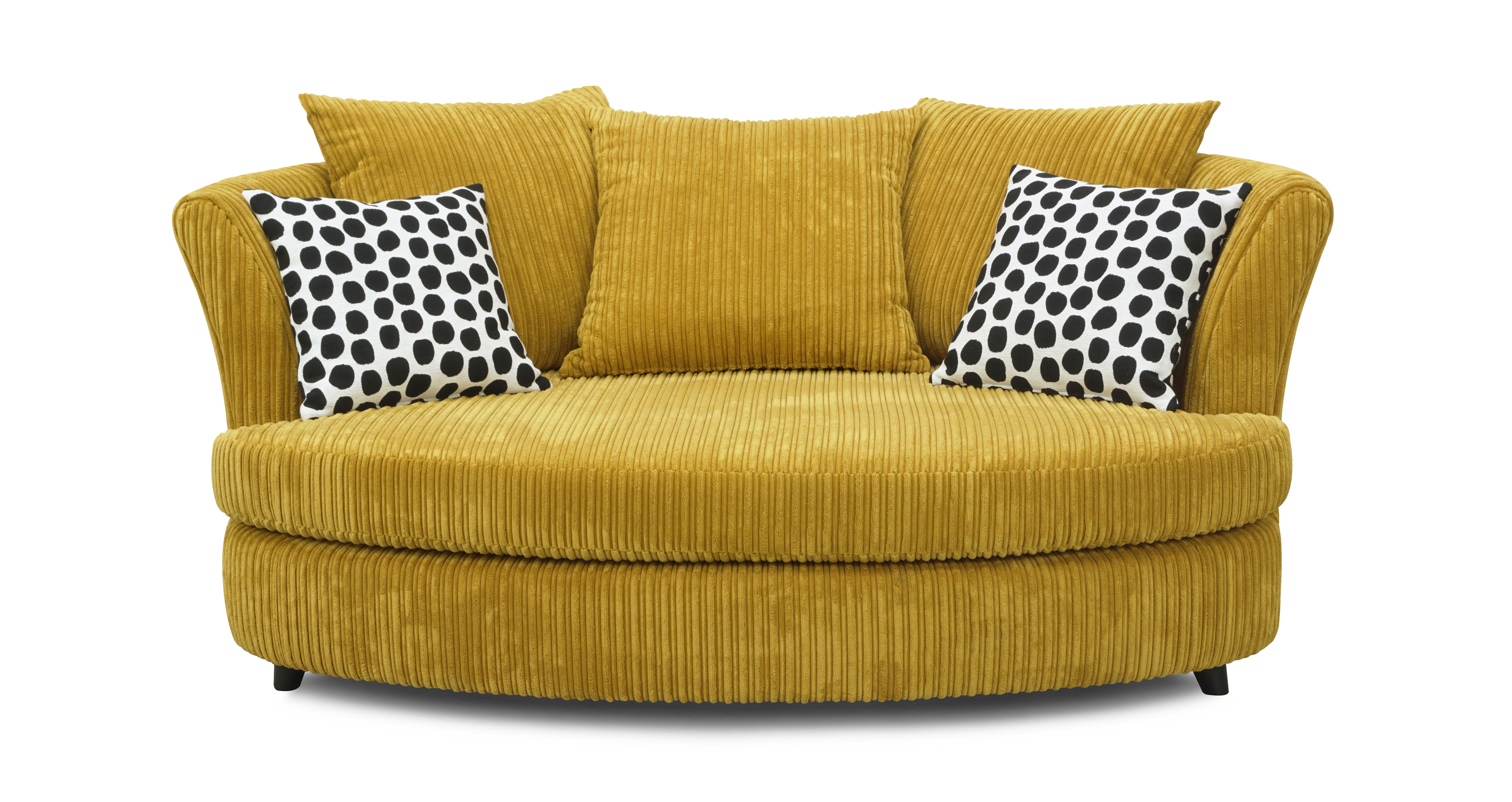 Yellow best sale snuggle chair