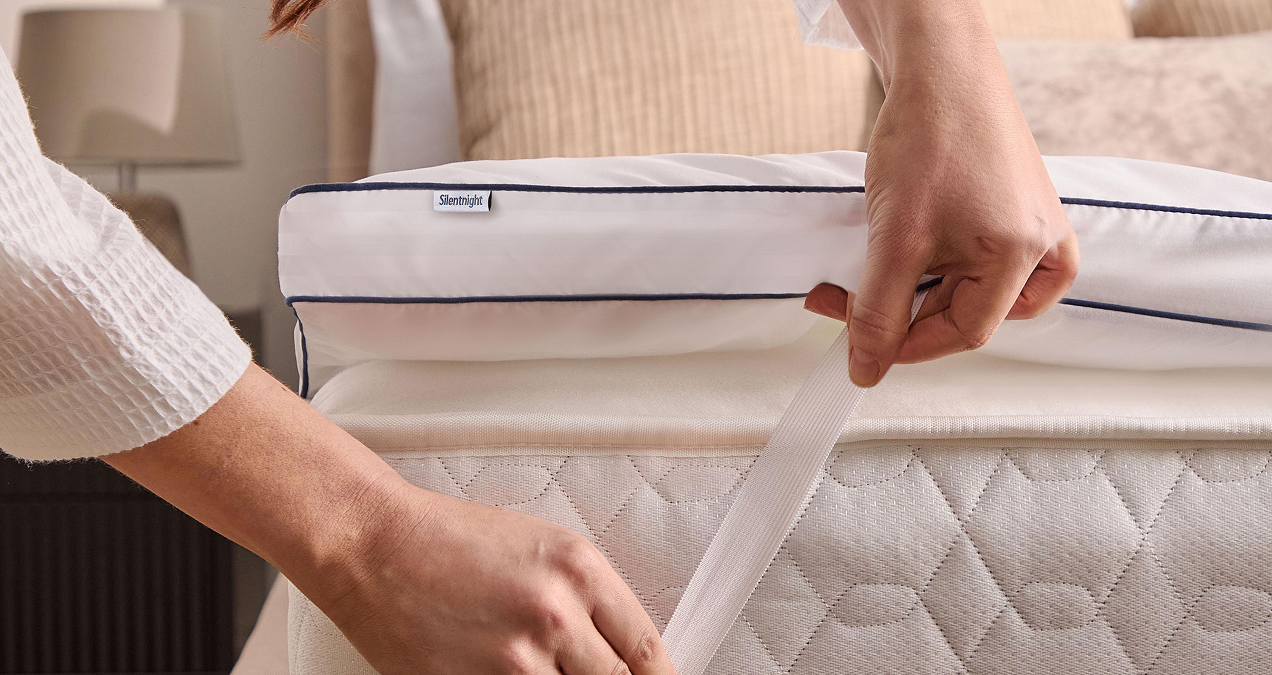 Hotel-collection Double Supreme Mattress Topper in Hotel Top White