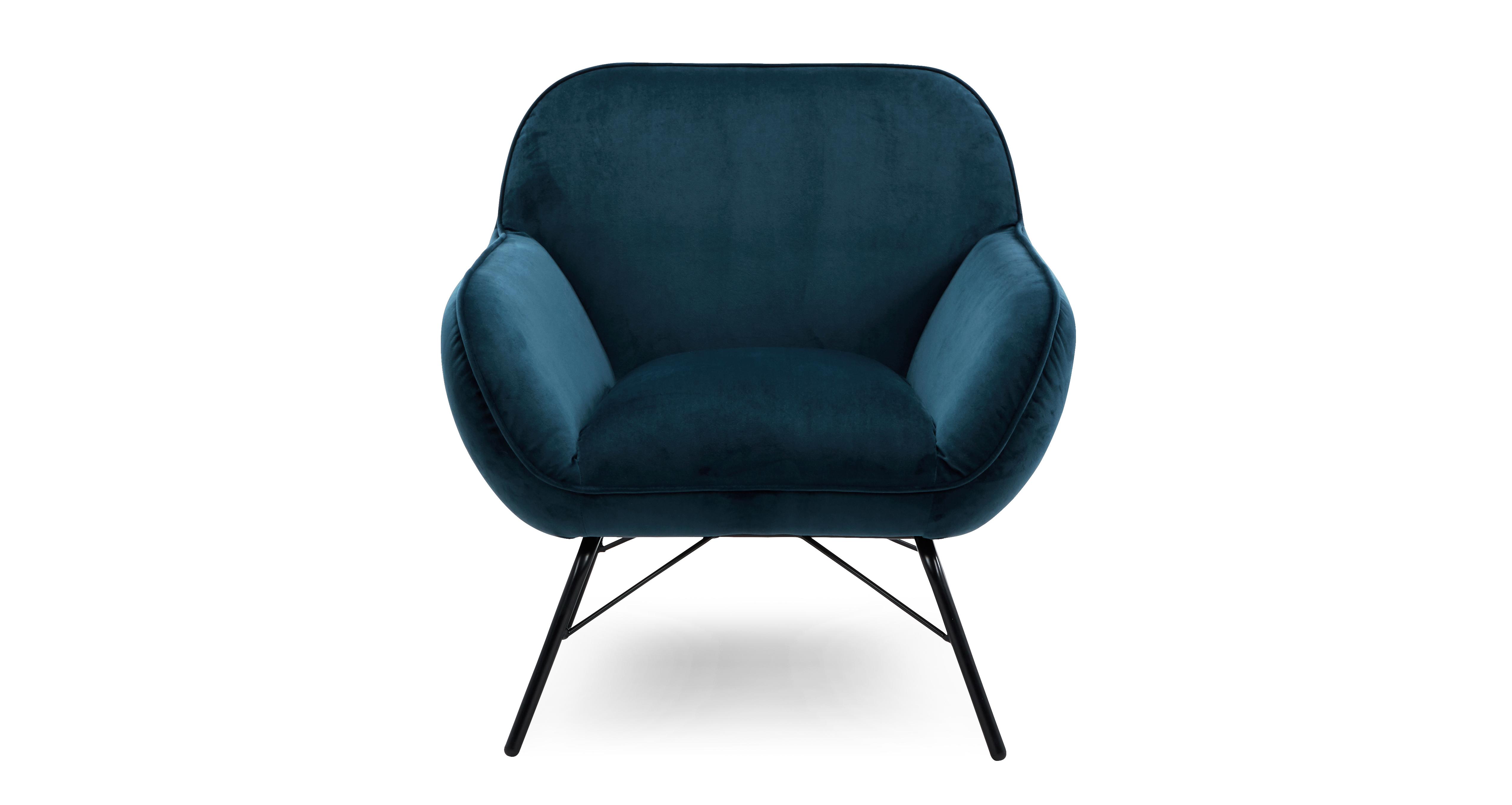 dark blue living room chairs