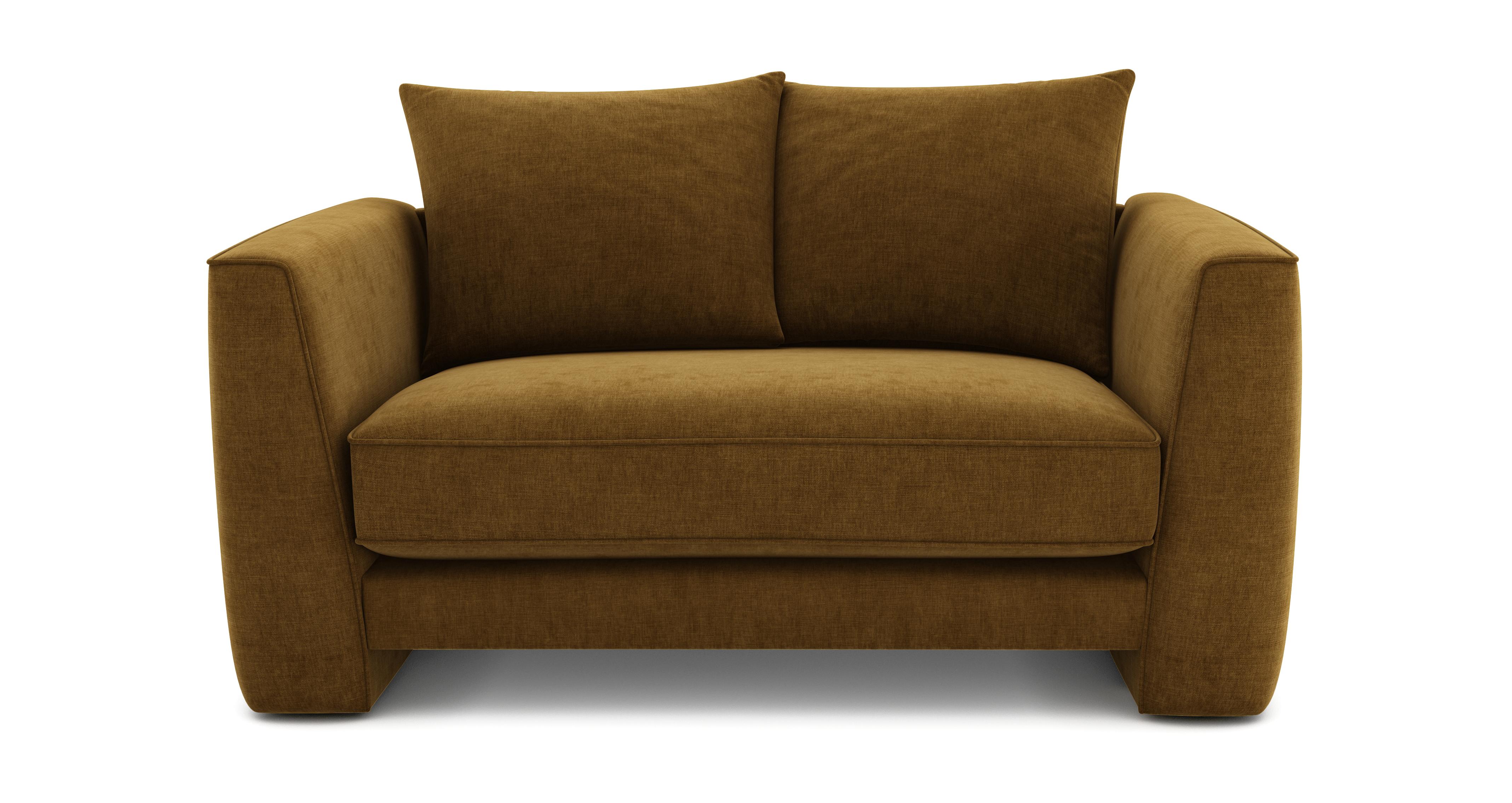 Pillow Back Cuddler Sofa