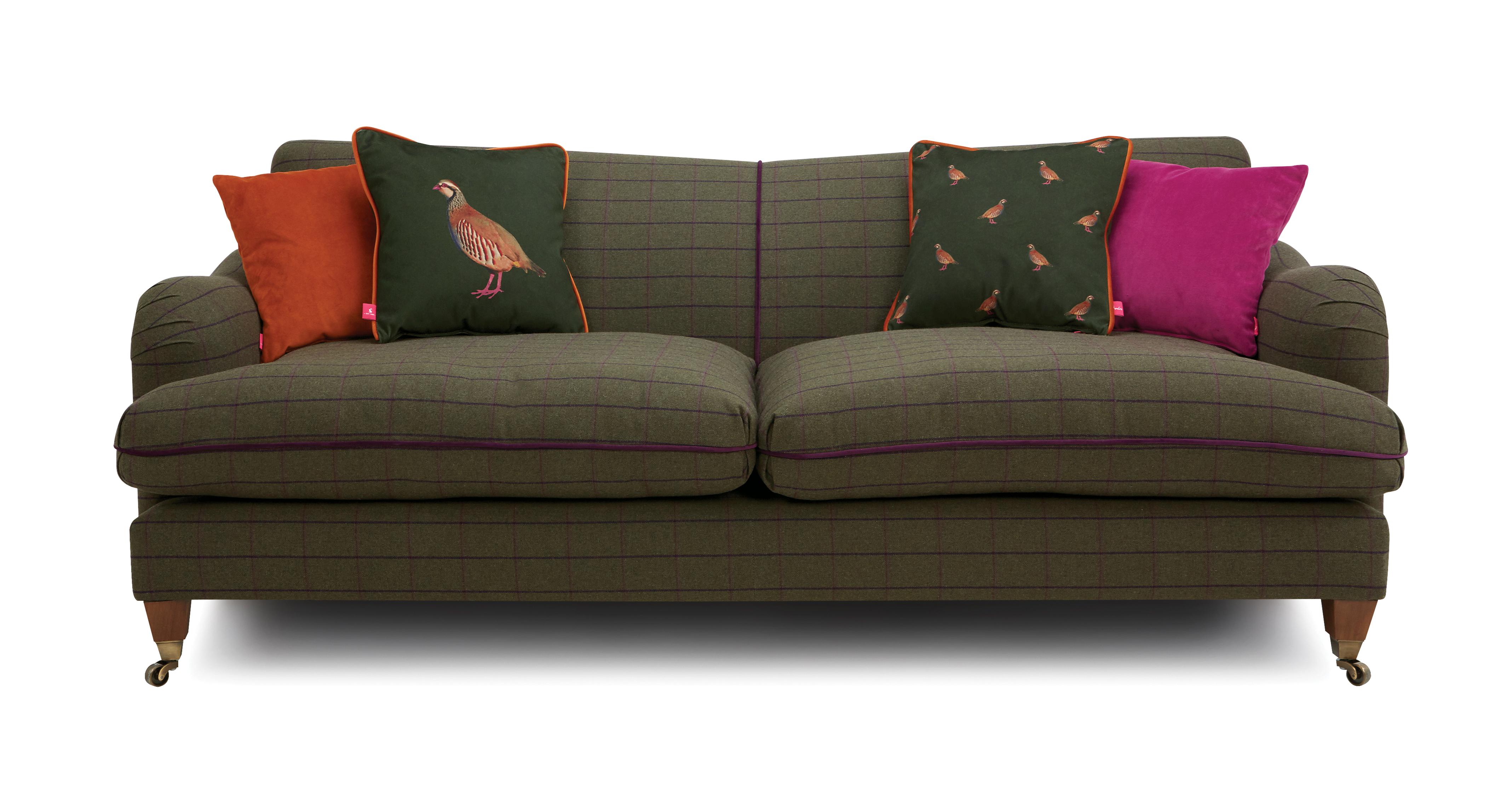 Dfs green corner shop sofa
