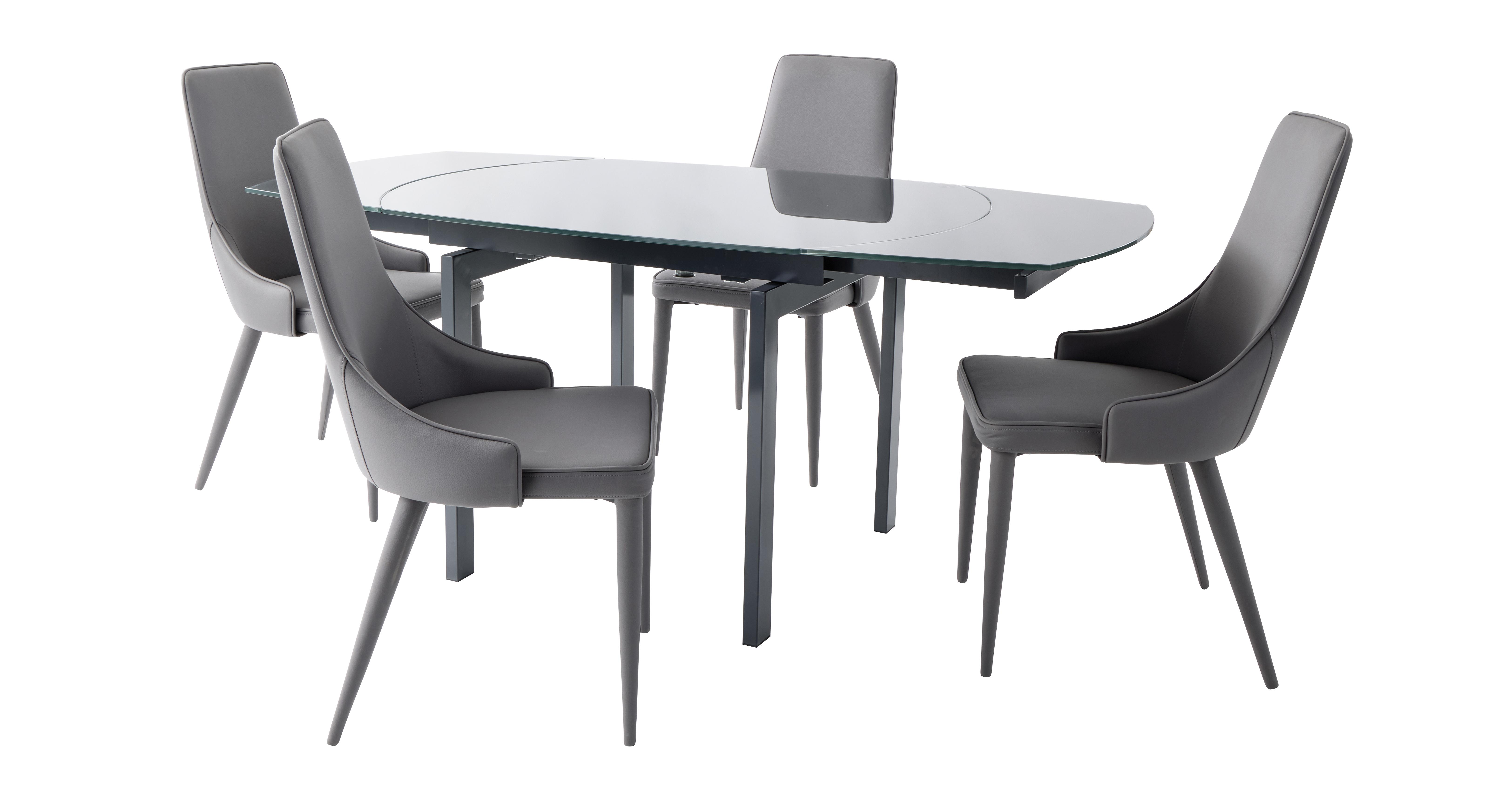 4-6 Seater Dining Table & 4 Chairs