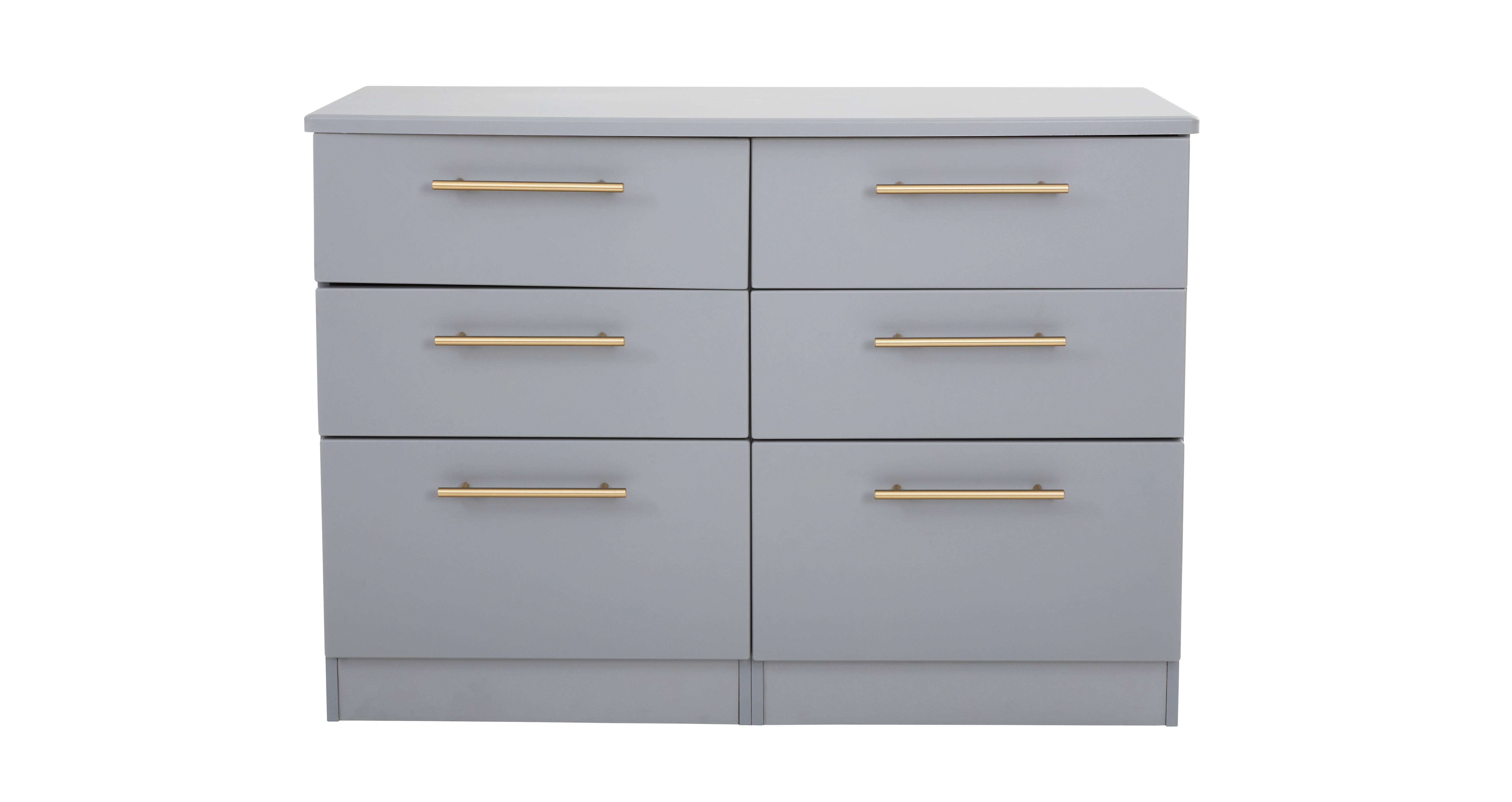 6 Drawer Wide Chest