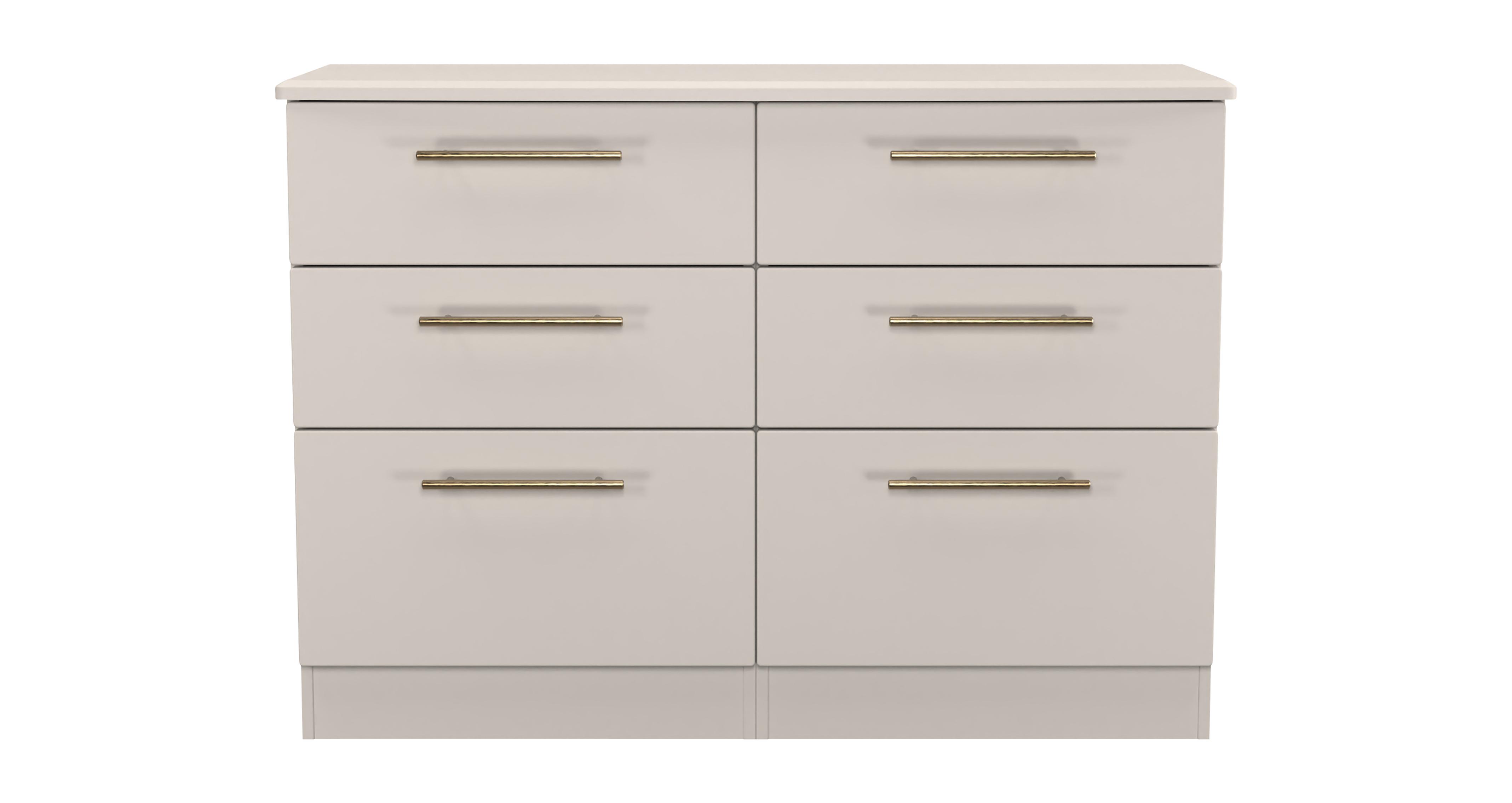 6 Drawer Wide Chest