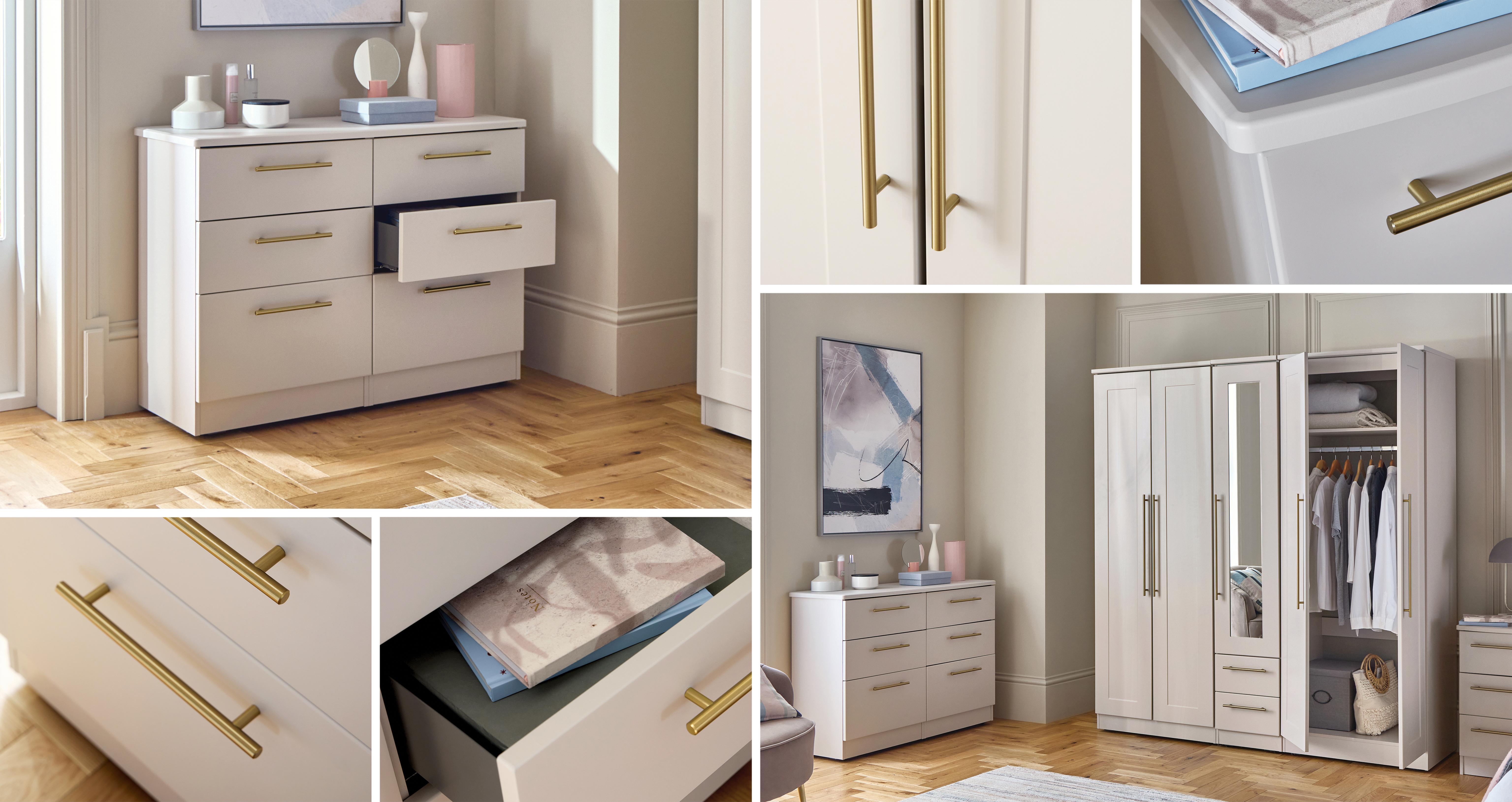 Iona 6 Drawer Wide Chest in Iona Kashmir