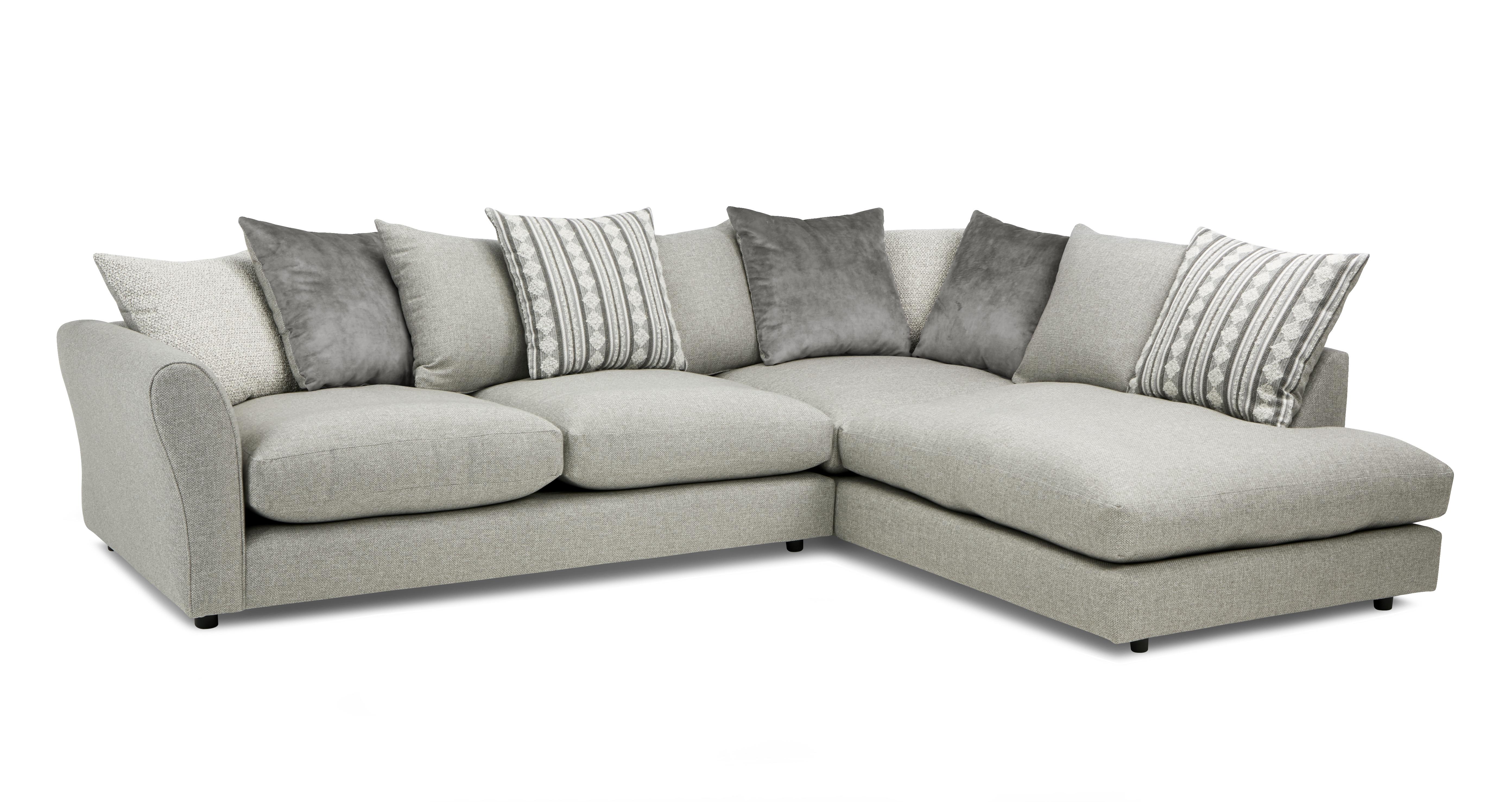 Isadora fabric chaise deals sectional