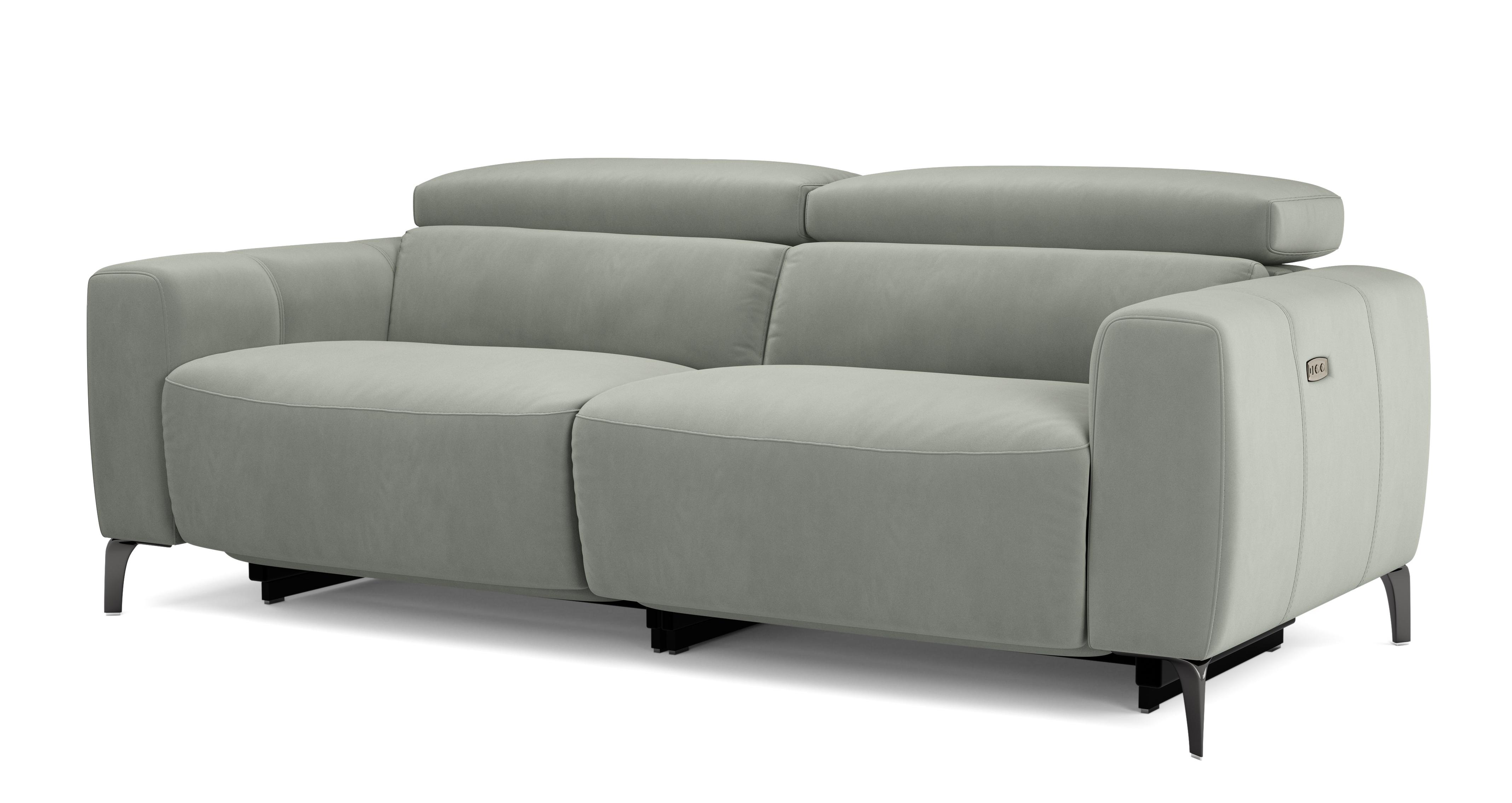Jagger Fabric Velvet 3 Seater Power Plus Recliner | DFS