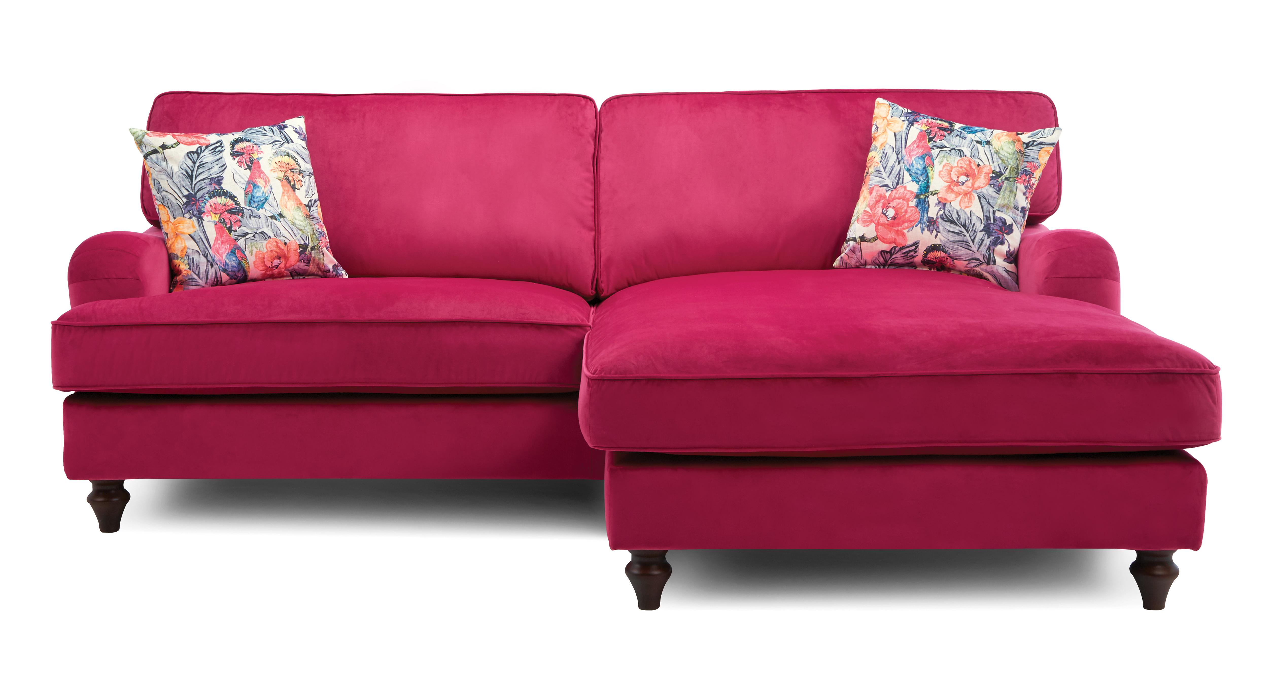 Dfs pink on sale sofa bed