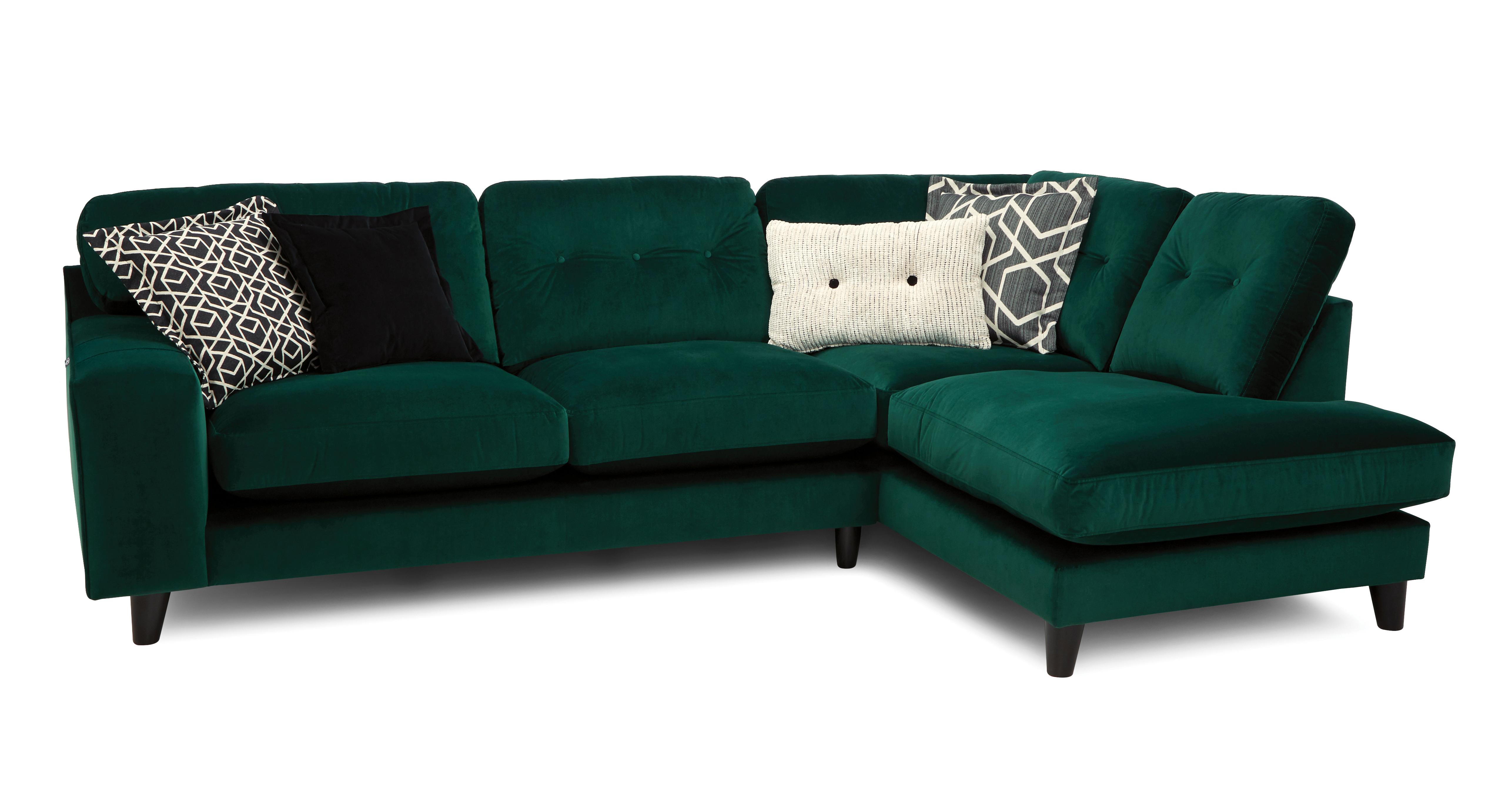 Dfs emerald store green sofa