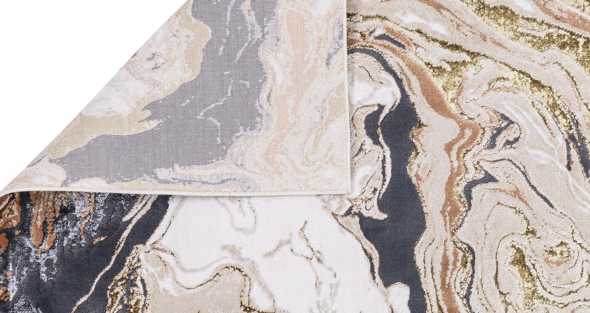 Jonas-rug Medium Rug 160cm x 230cm in Jonah Black and Bronze