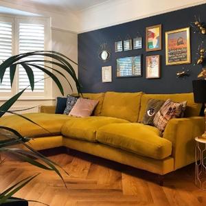 Joules yellow deals sofa