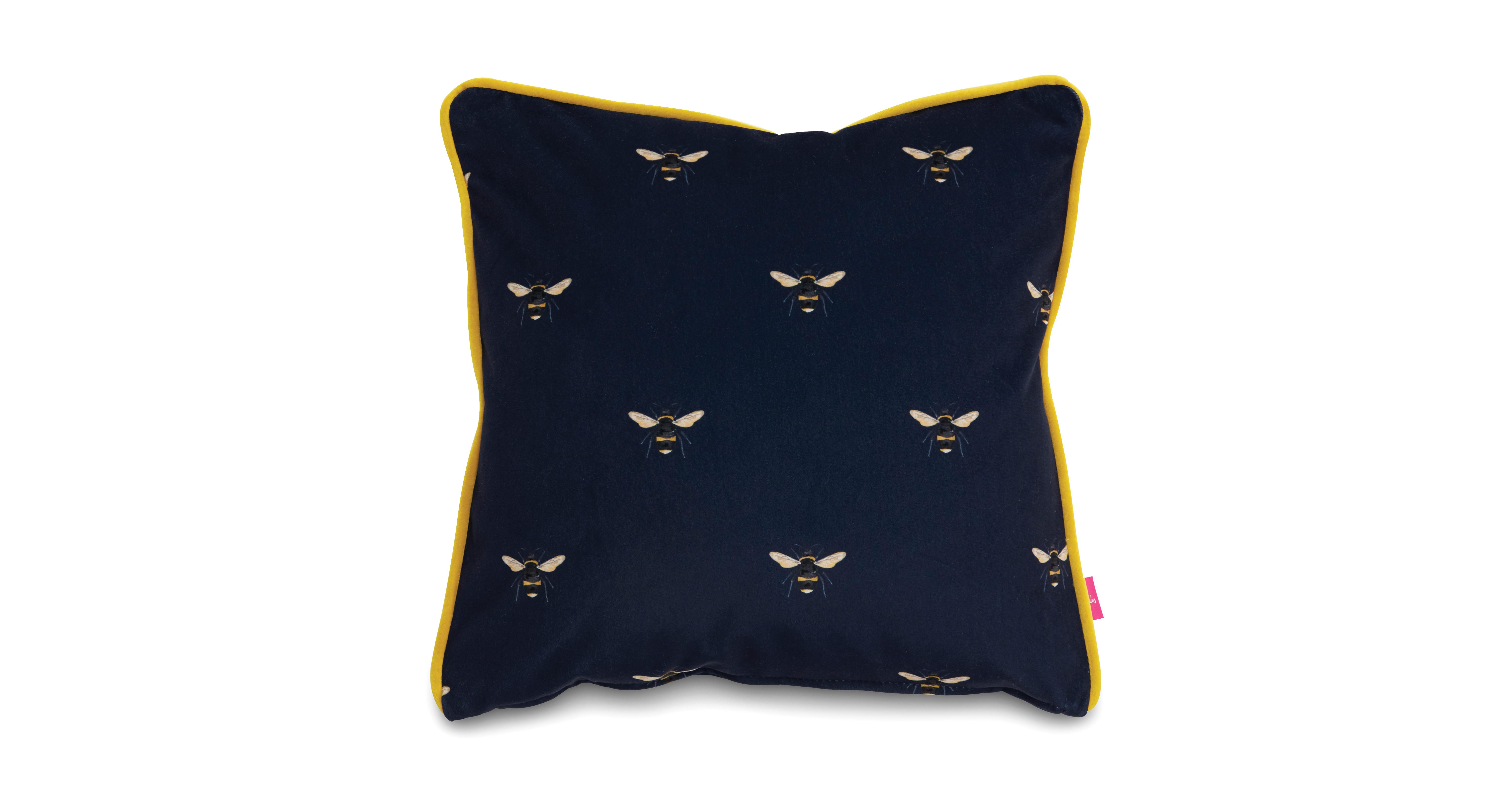 Navy store bee cushion