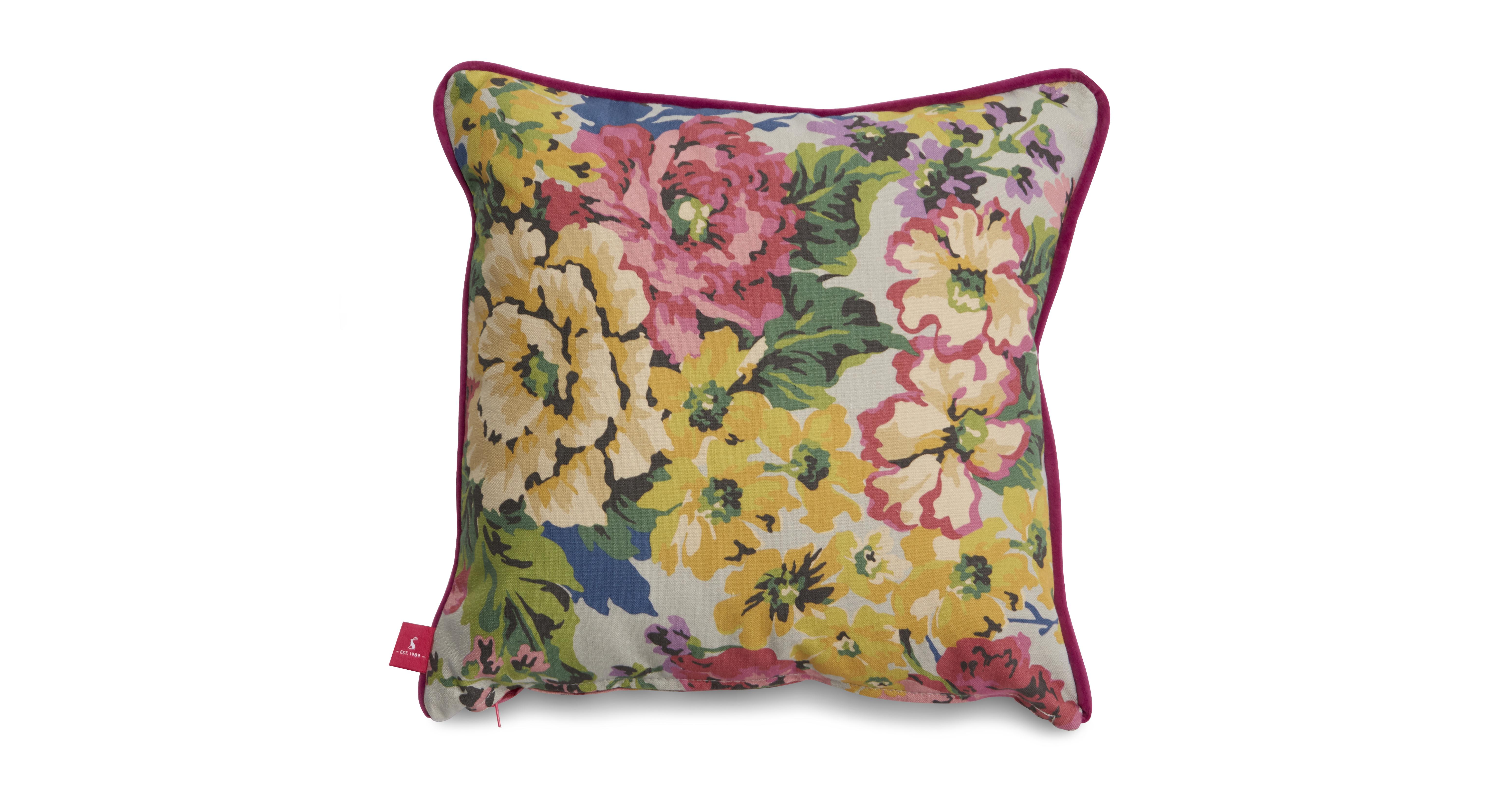 Joules Scatters Floral Cotton Small Scatter Cushion DFS