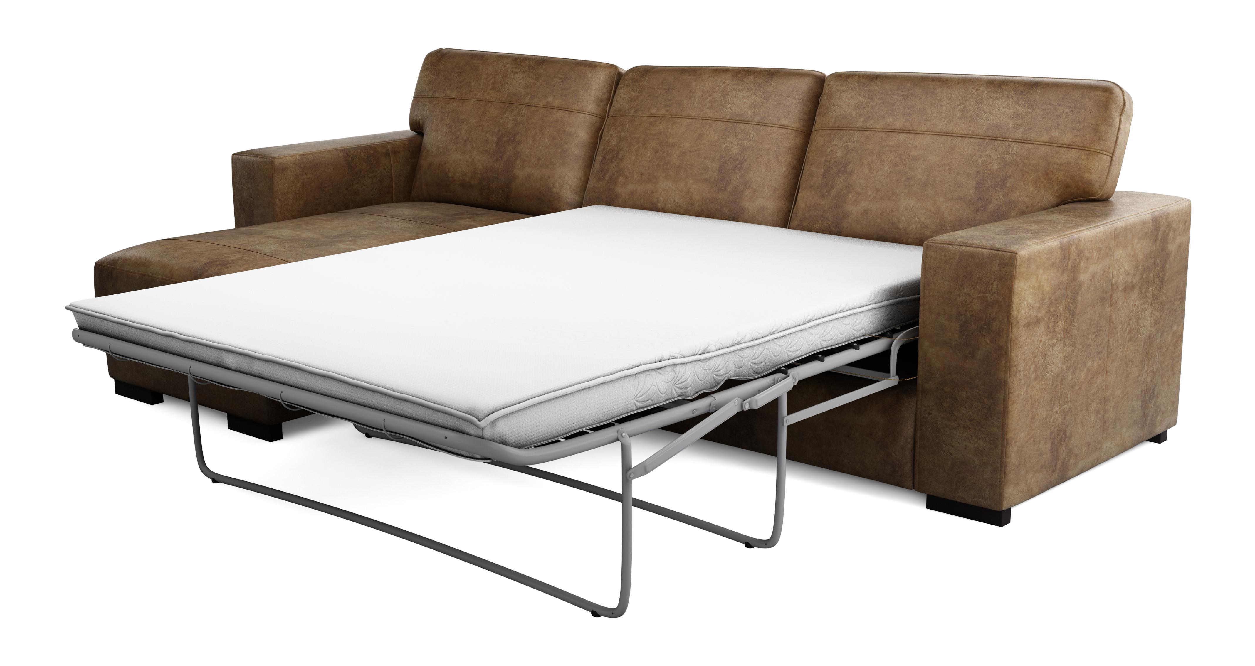 Julius Left Hand Facing Chaise End Storage Deluxe Sofa Bed | DFS