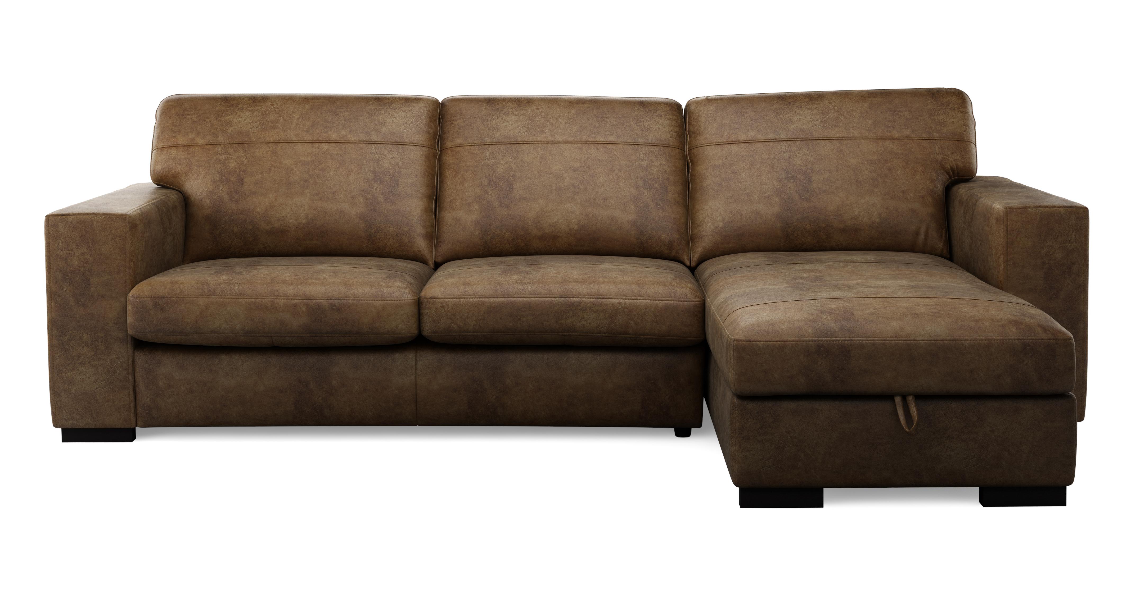 Julius Right Hand Facing Chaise End Storage Deluxe Sofa Bed | DFS