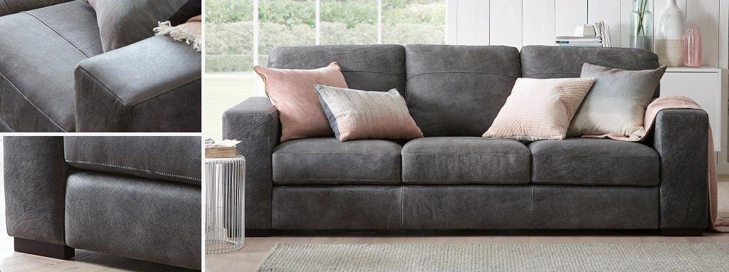 Julius 4 Seater Sofa Grand Saddle DFS Ireland