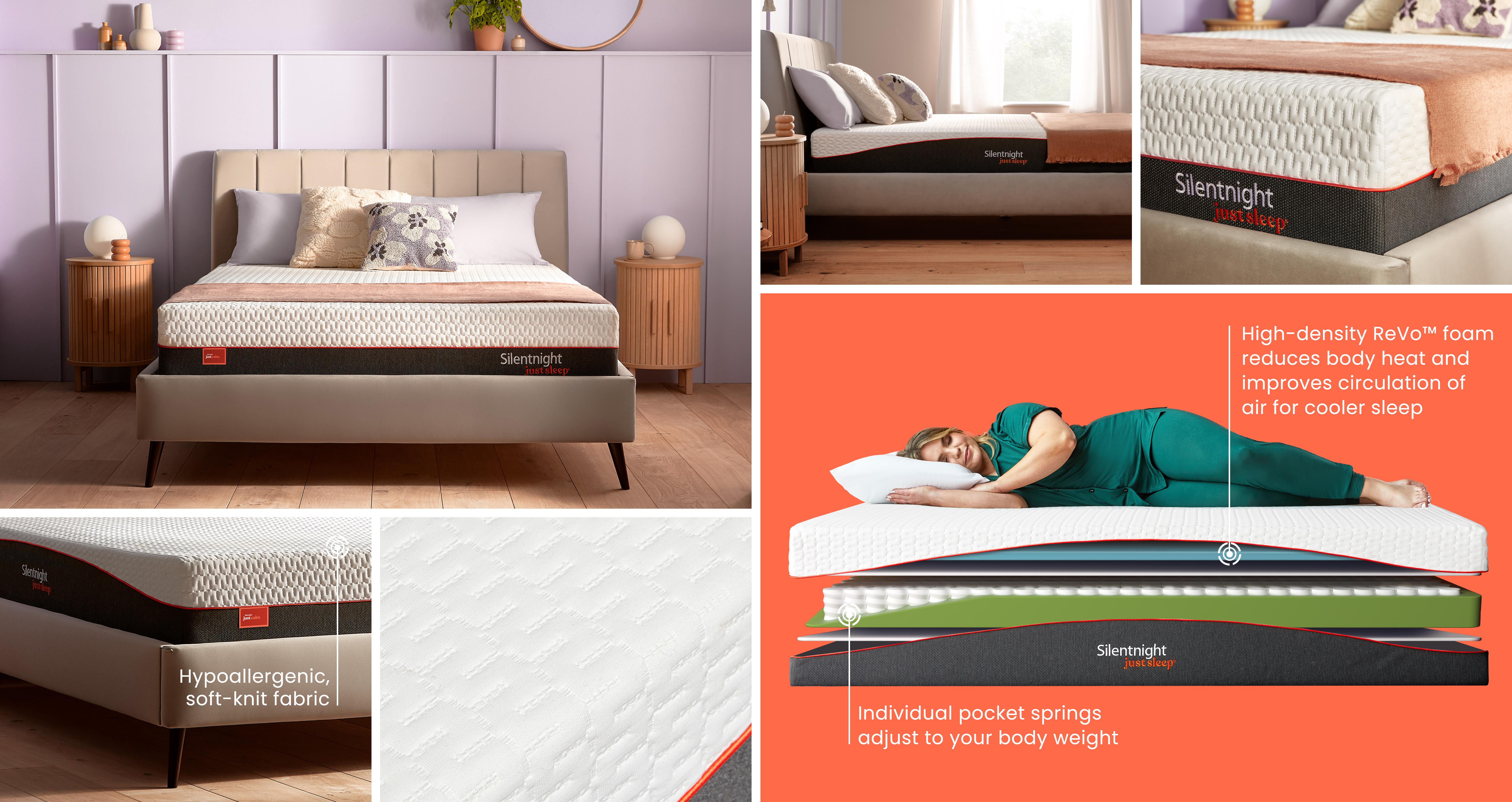 Silentnight Just Calm Mattress Double Ft Rolled Mattress DFS