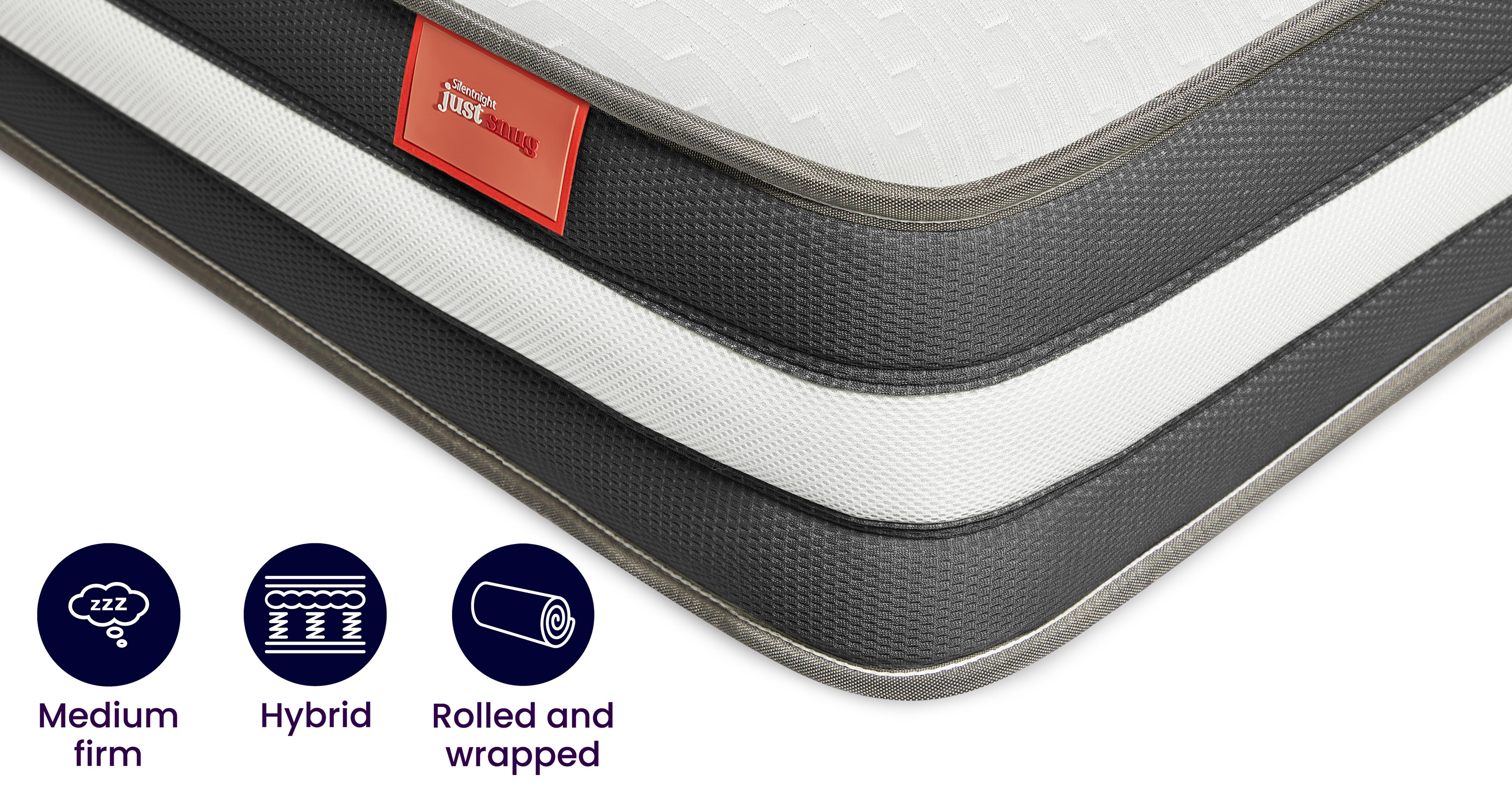 Just Snug Mattress King 5 Ft Rolled Mattress DFS