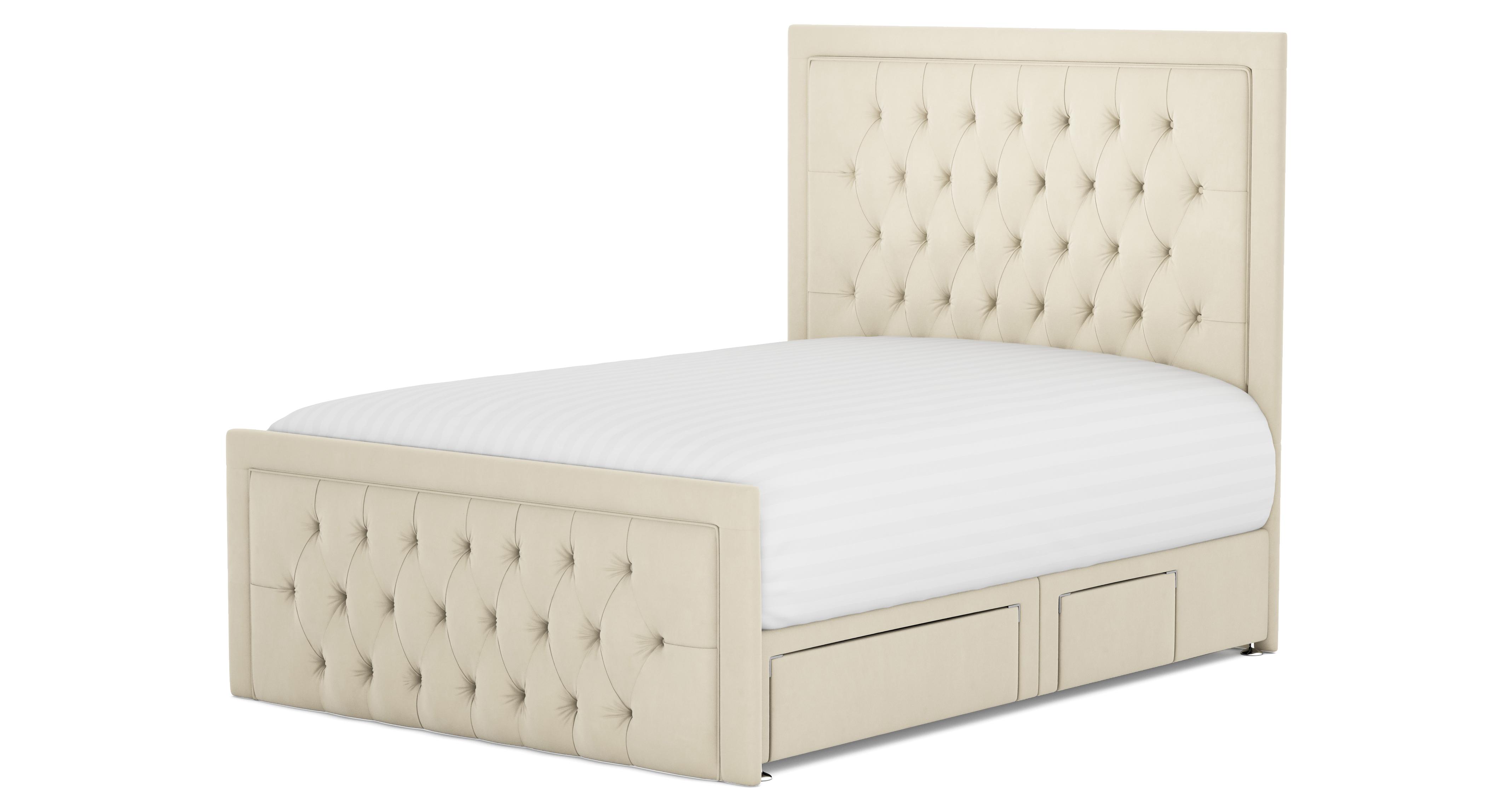 Double 4 Drawer Bedframe